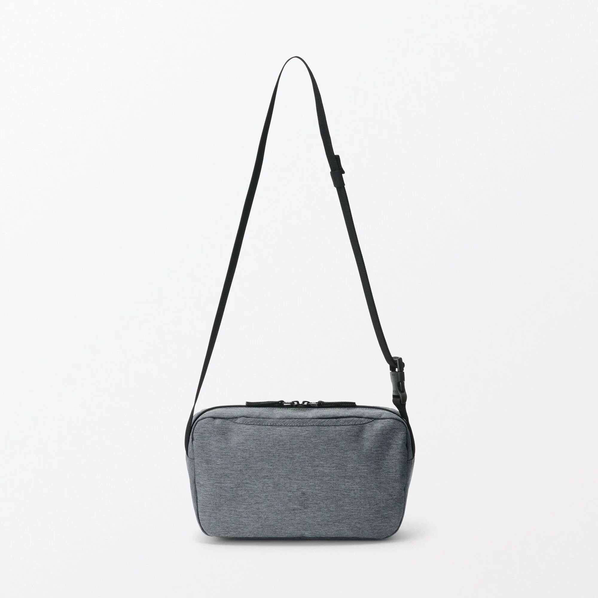 2-Way Water Repellent Shoulder Bag Medium Grey - Image 3