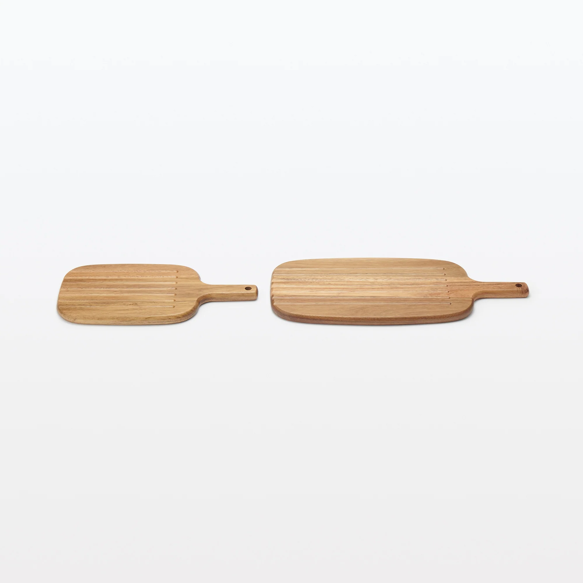 Acacia Double-Sided Cutting Board with Handle Small - Image 6