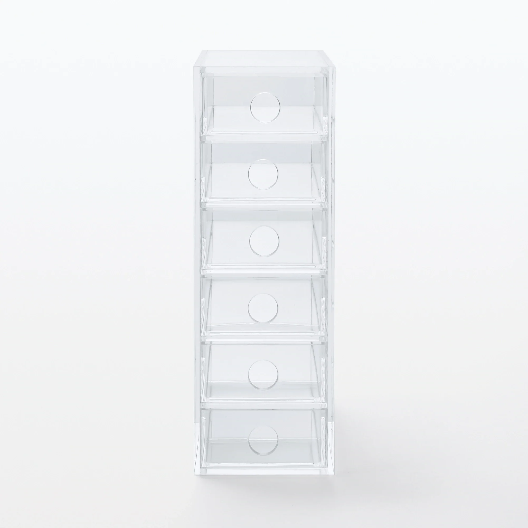 Acrylic 6 Drawer Unit - Vertical - Image 3