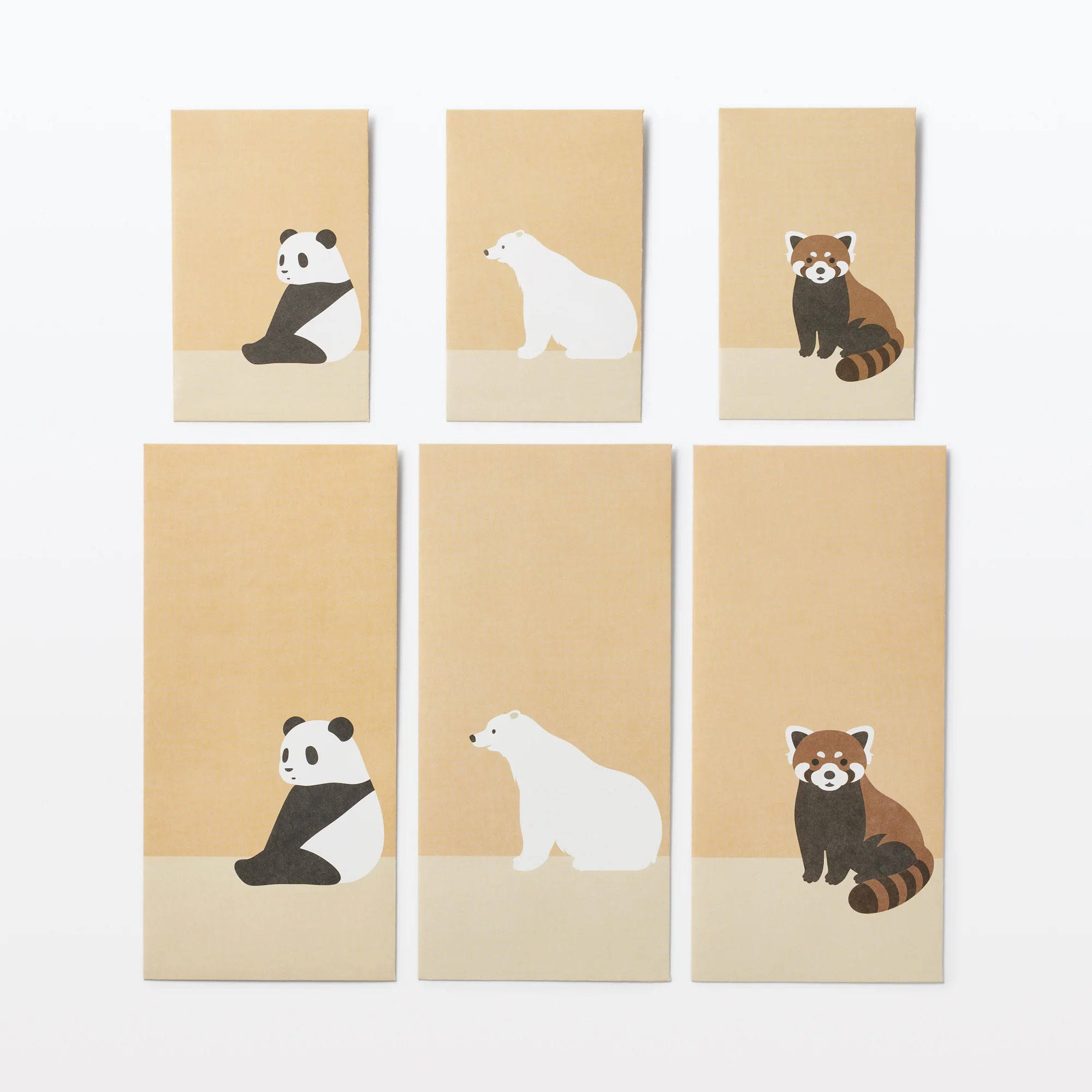 Bamboo Paper Petit Envelope - Small - Giant Panda - Image 4