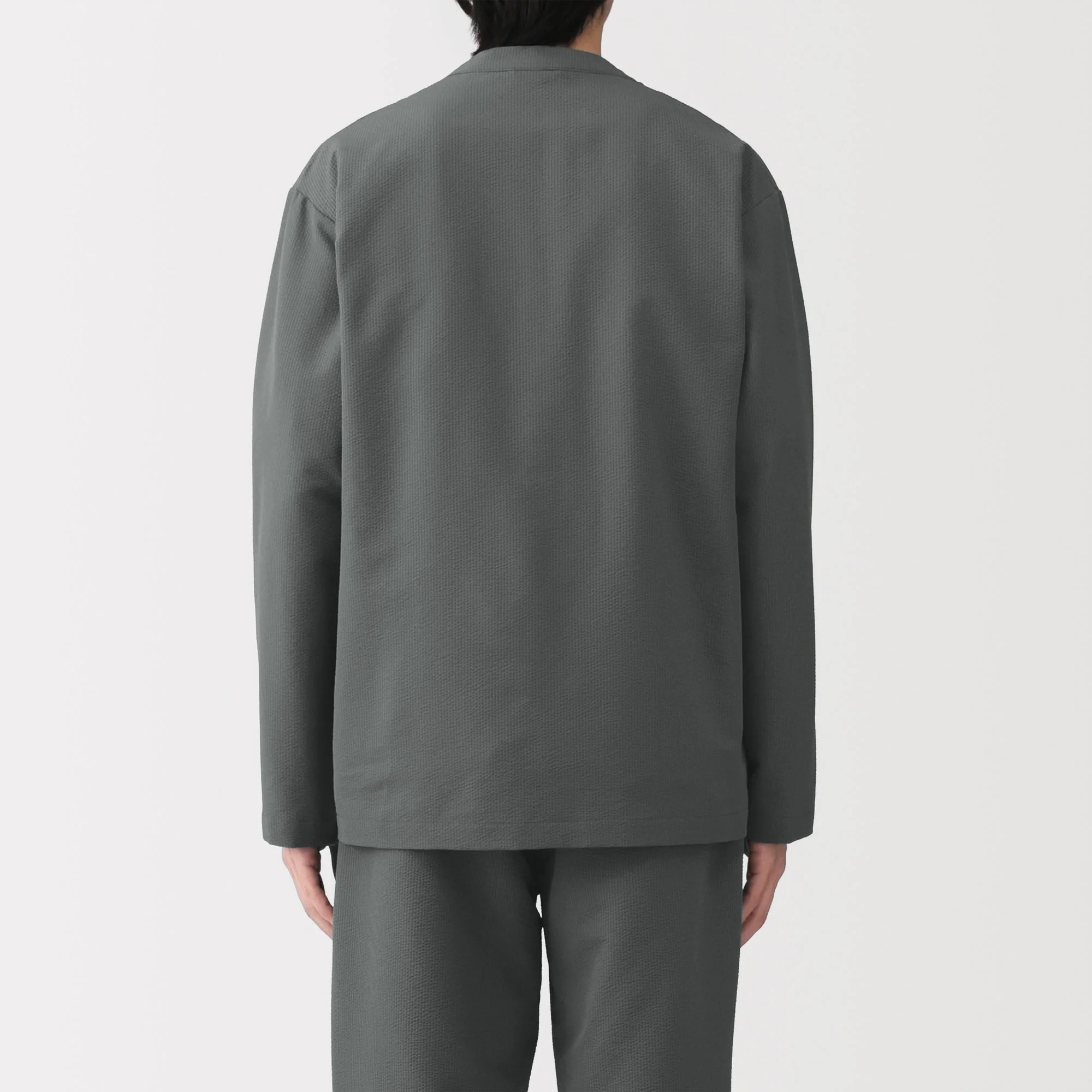 Breathable Seersucker Cardigan - Image 14