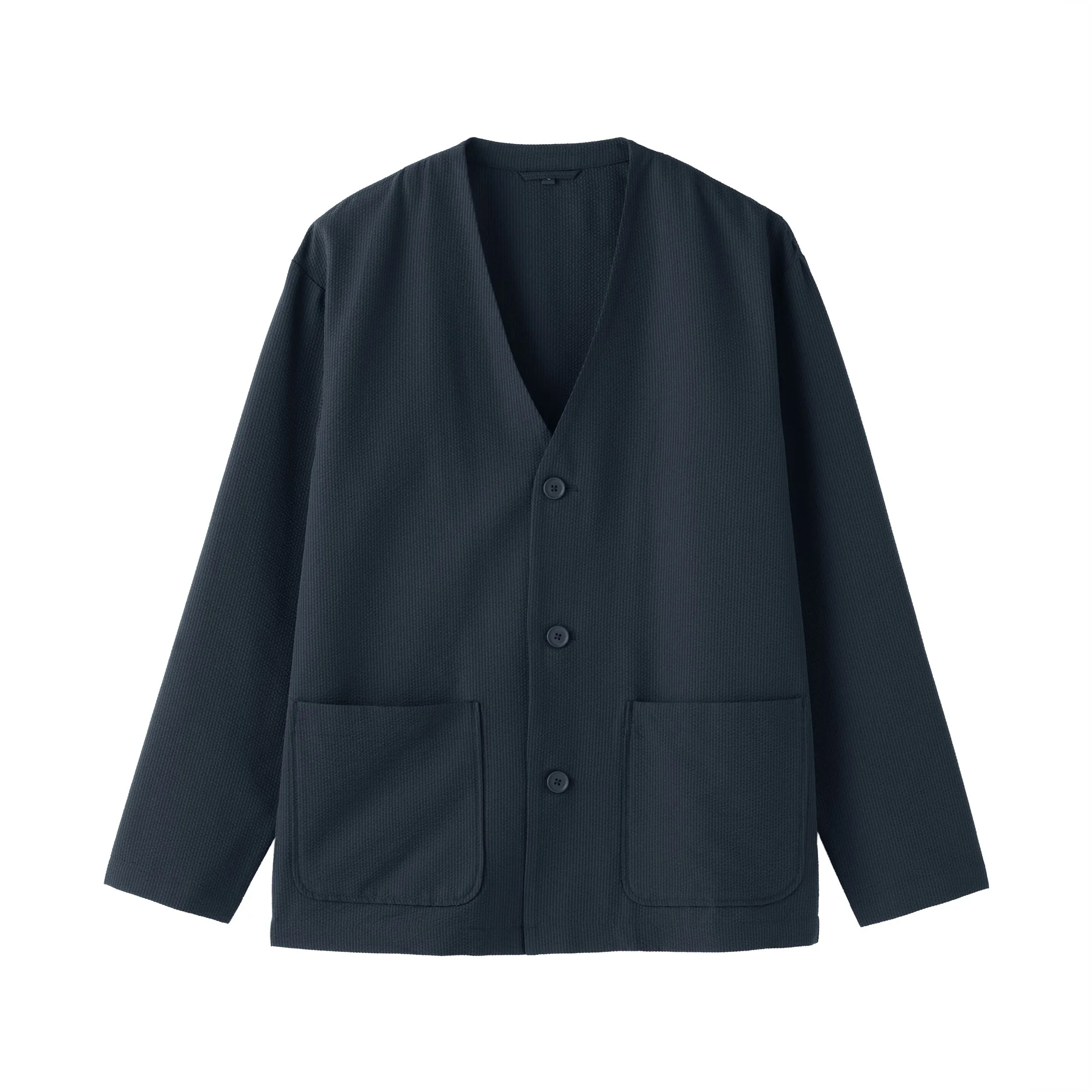 Breathable Seersucker Cardigan - Image 18