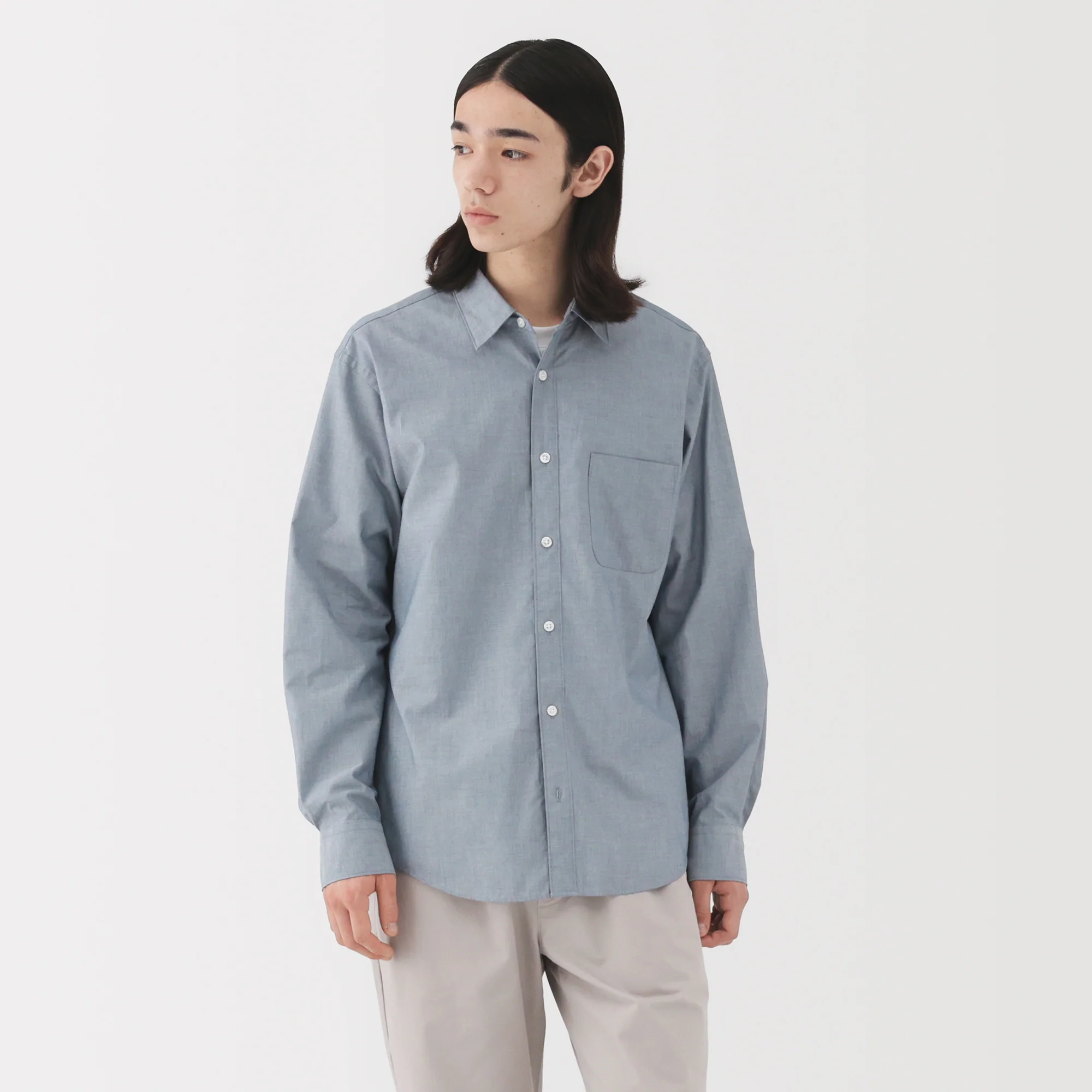 Broadcloth Long Sleeve Shirt - Image 35