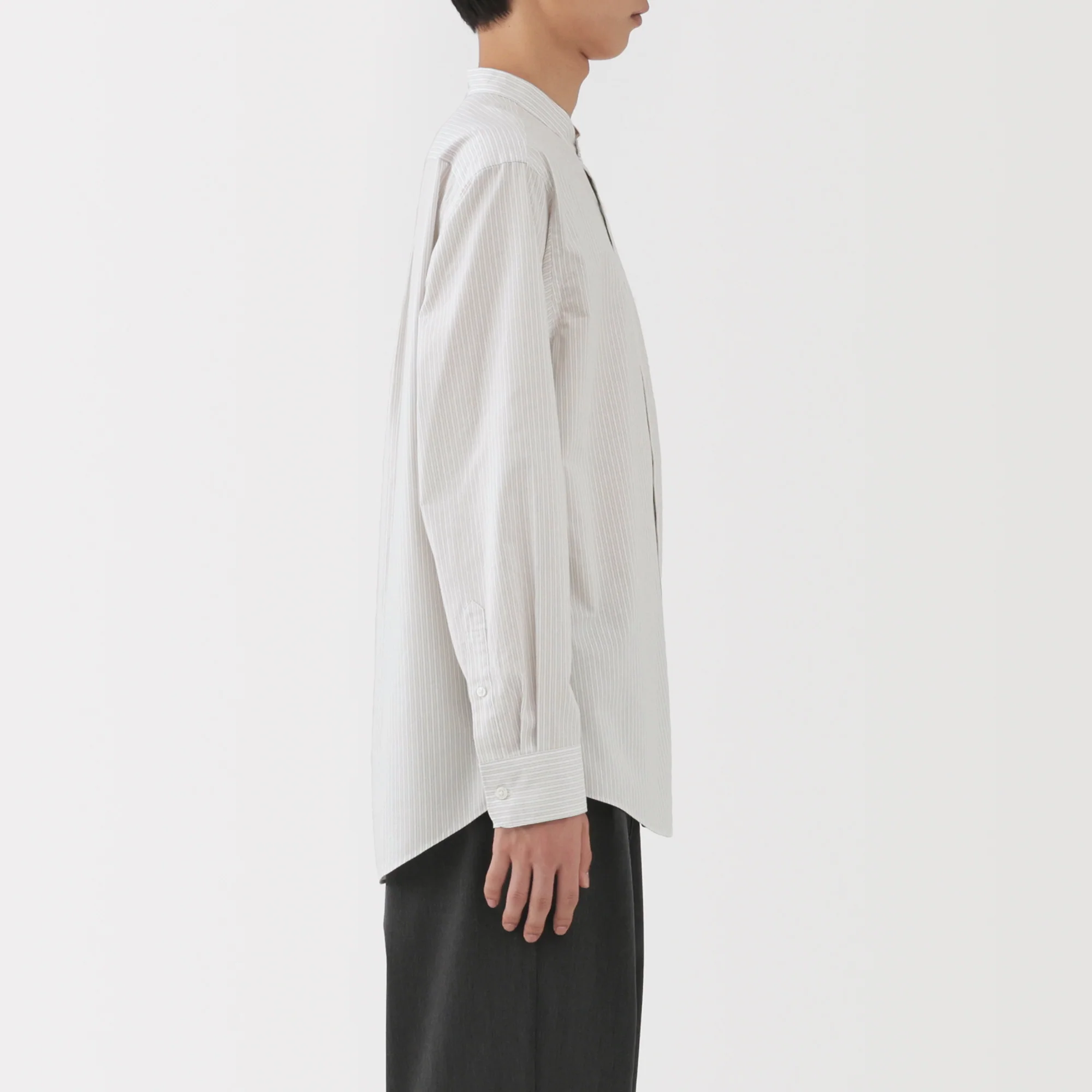 Broadcloth Stand Collar Shirt - Image 5