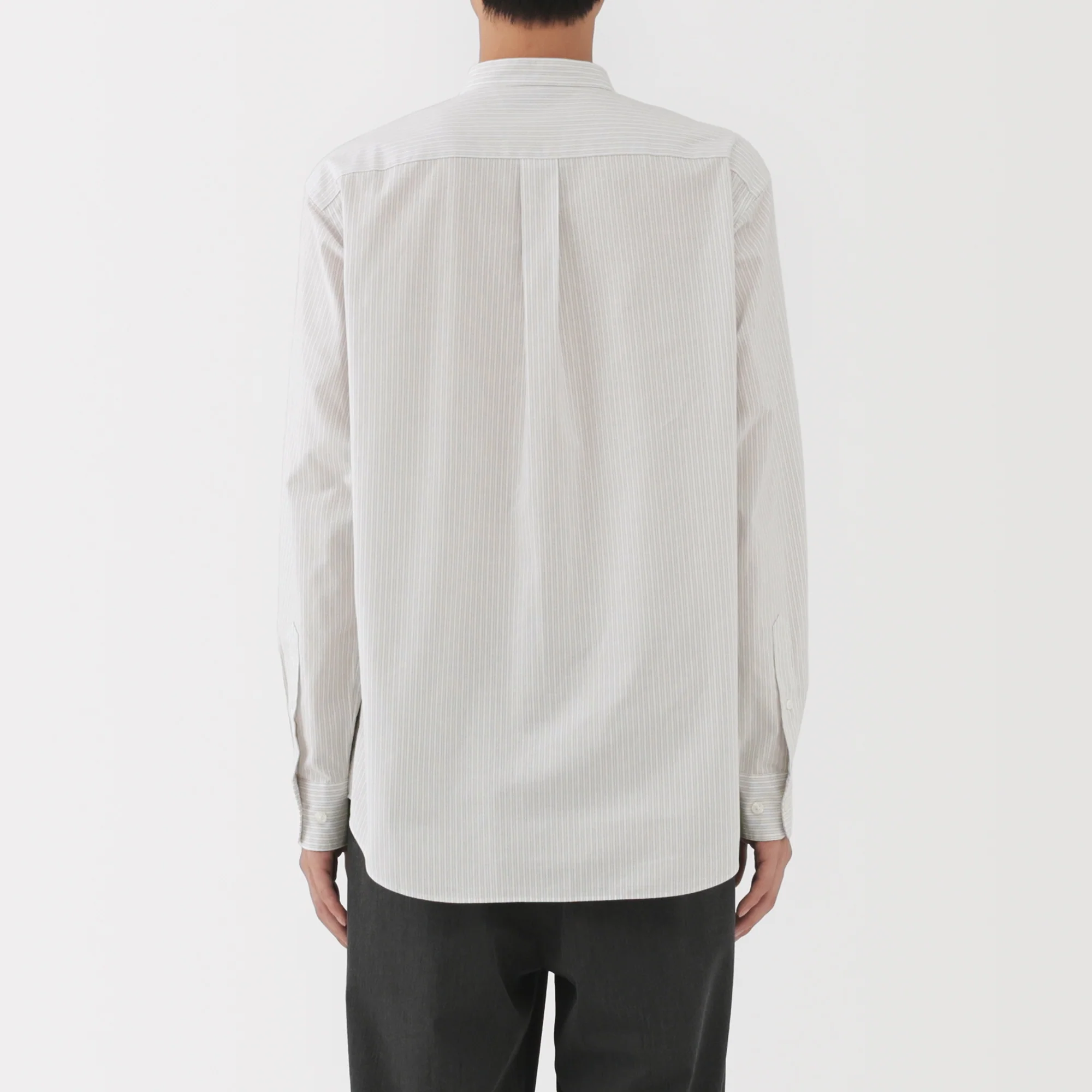 Broadcloth Stand Collar Shirt - Image 6