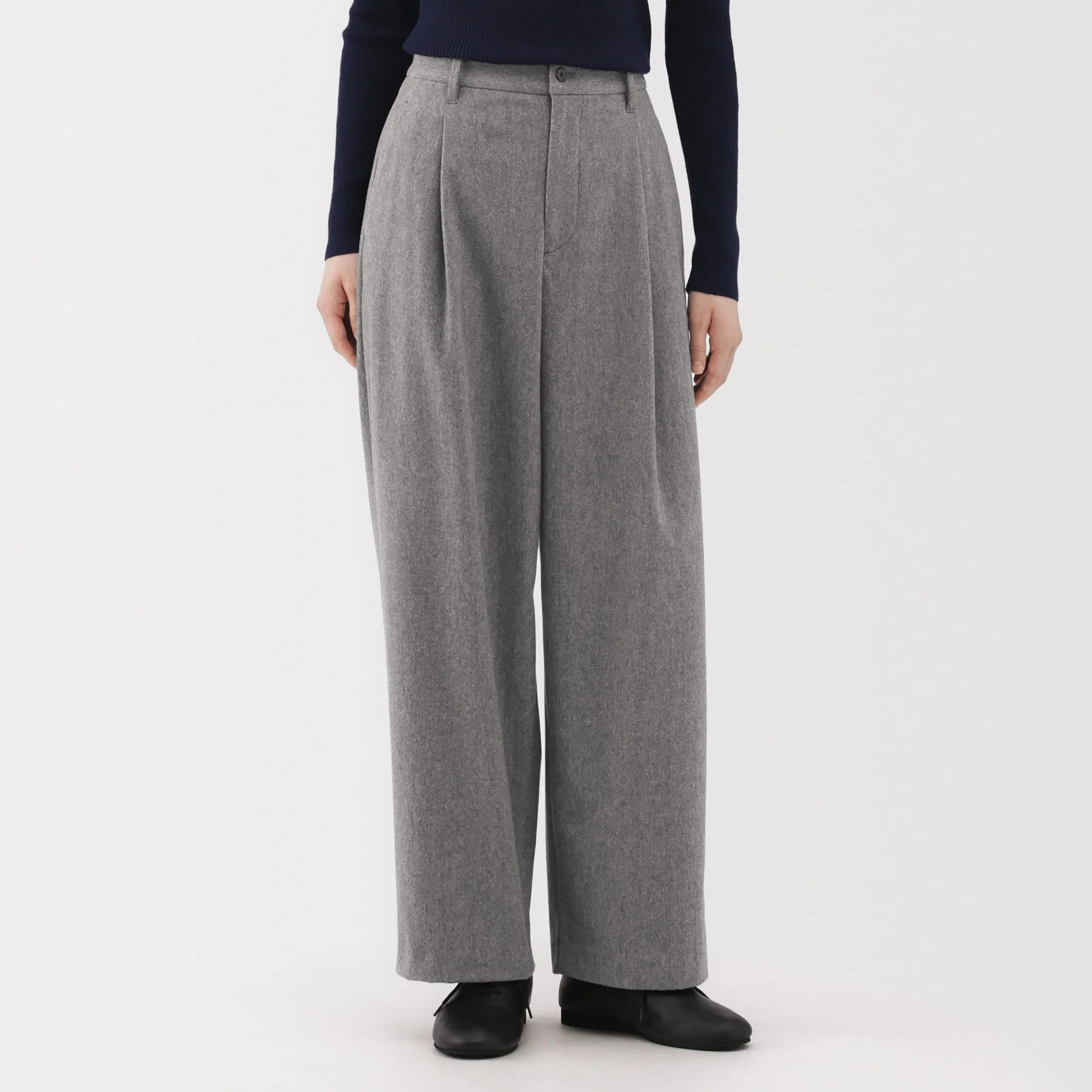 Brushed Wide Pants - Image 11