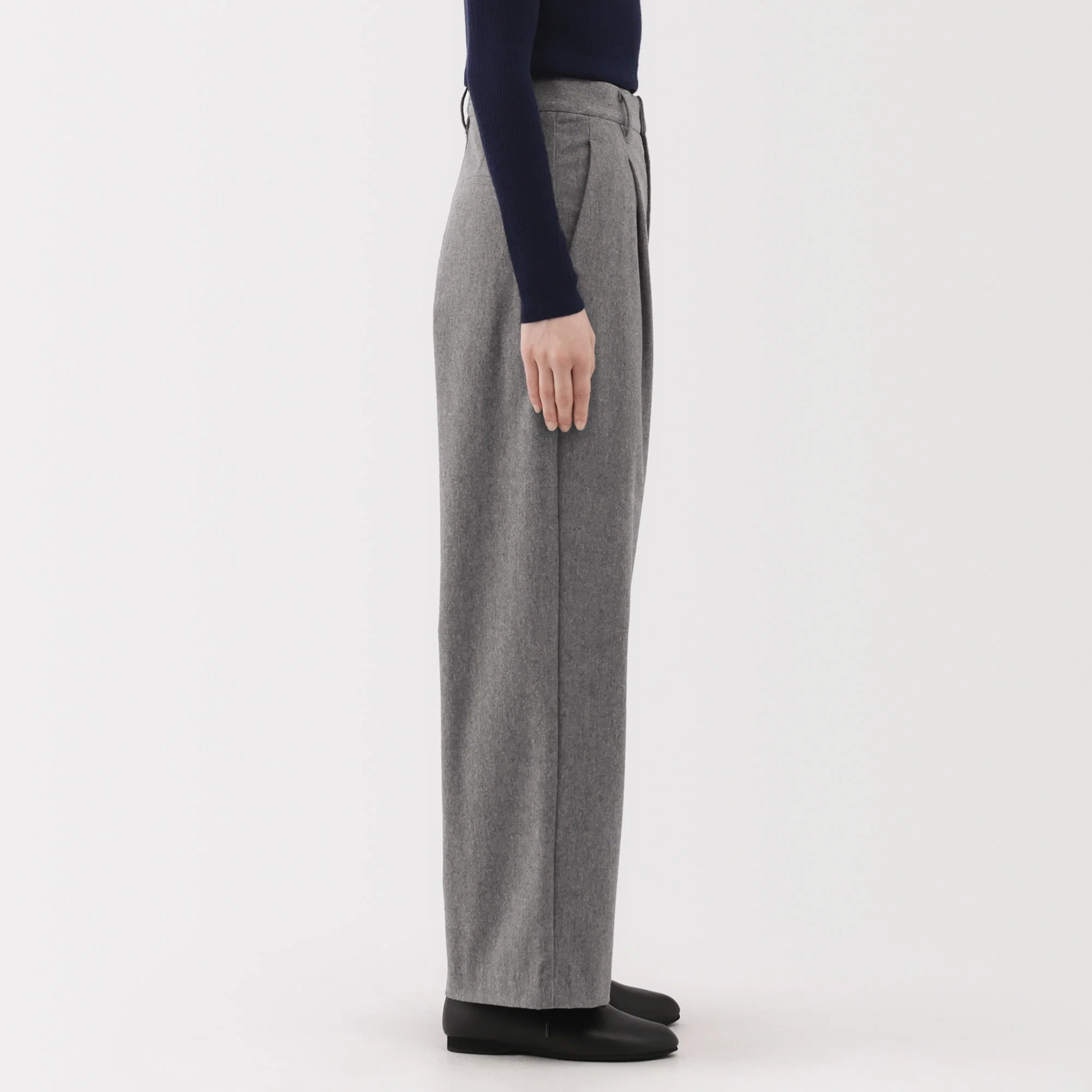 Brushed Wide Pants - Image 13