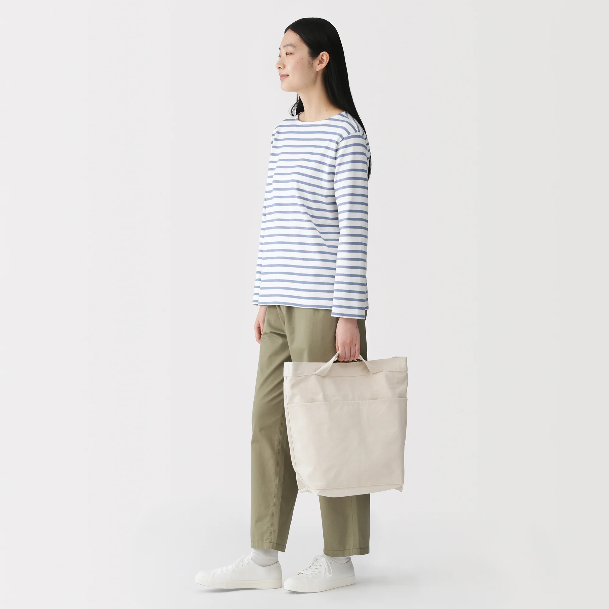 Canvas Shoulder Tote Bag - Image 22