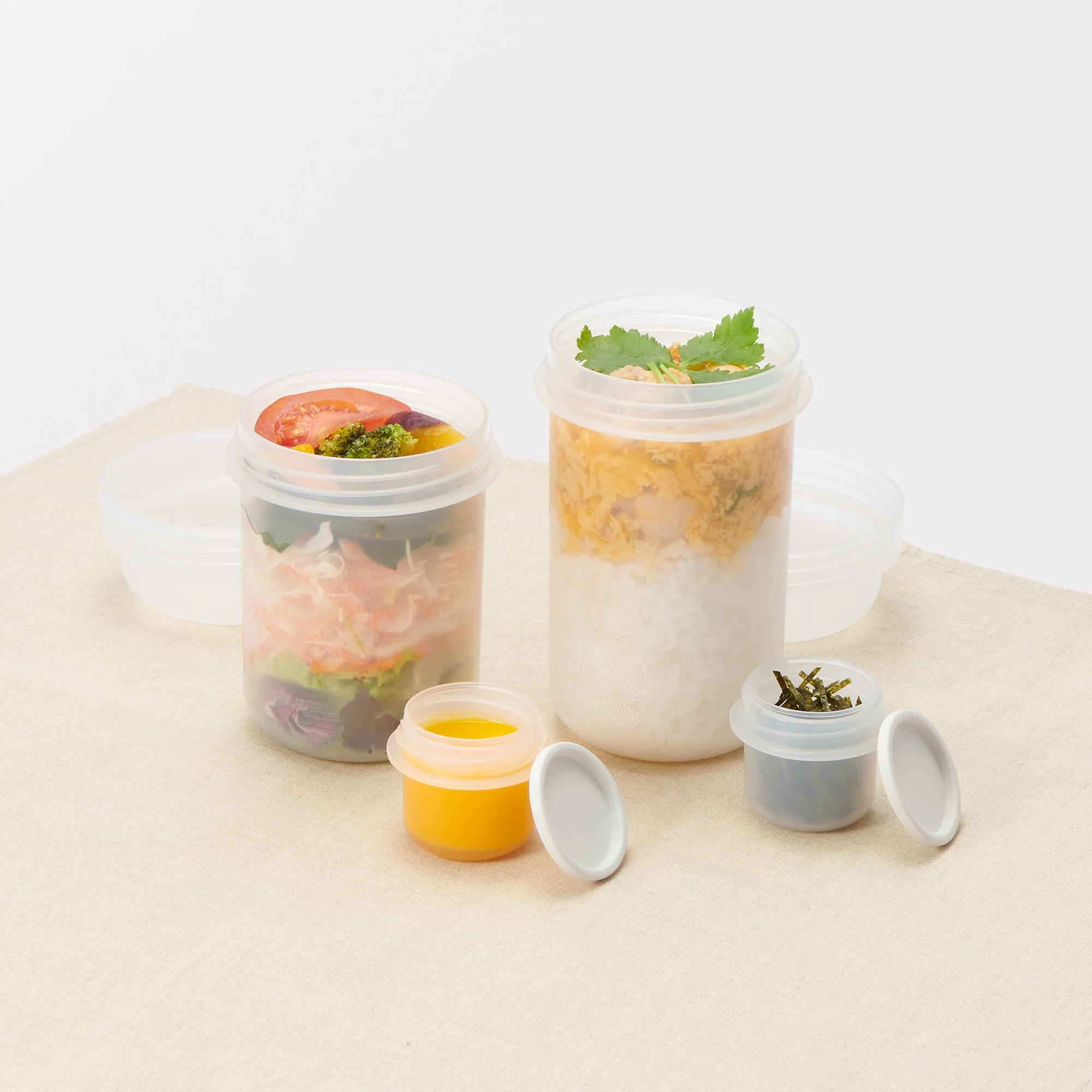 Capsule Lunch Box with Topping Cup - 450 ml - Image 10