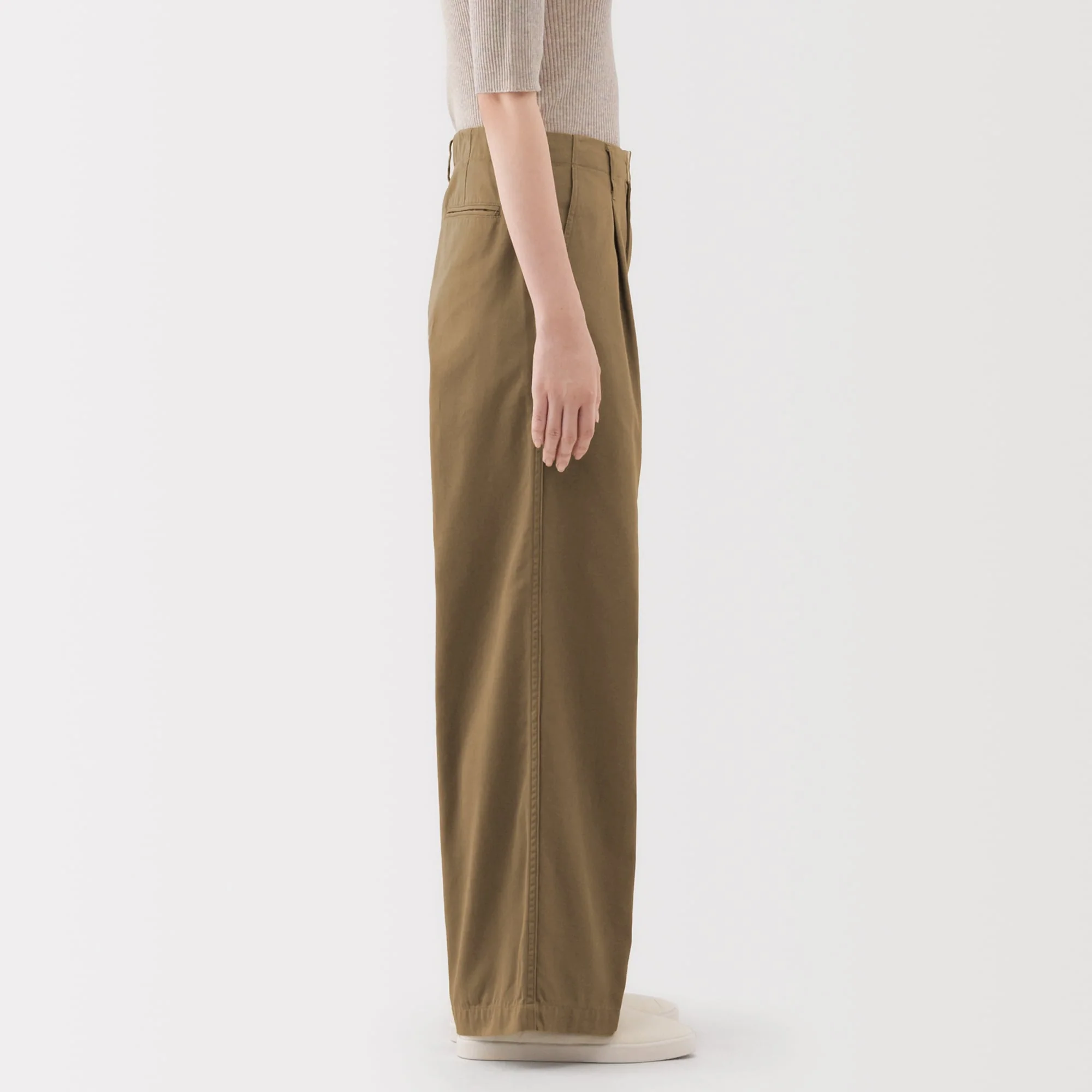 Chino Pleated Wide Pants - Image 14