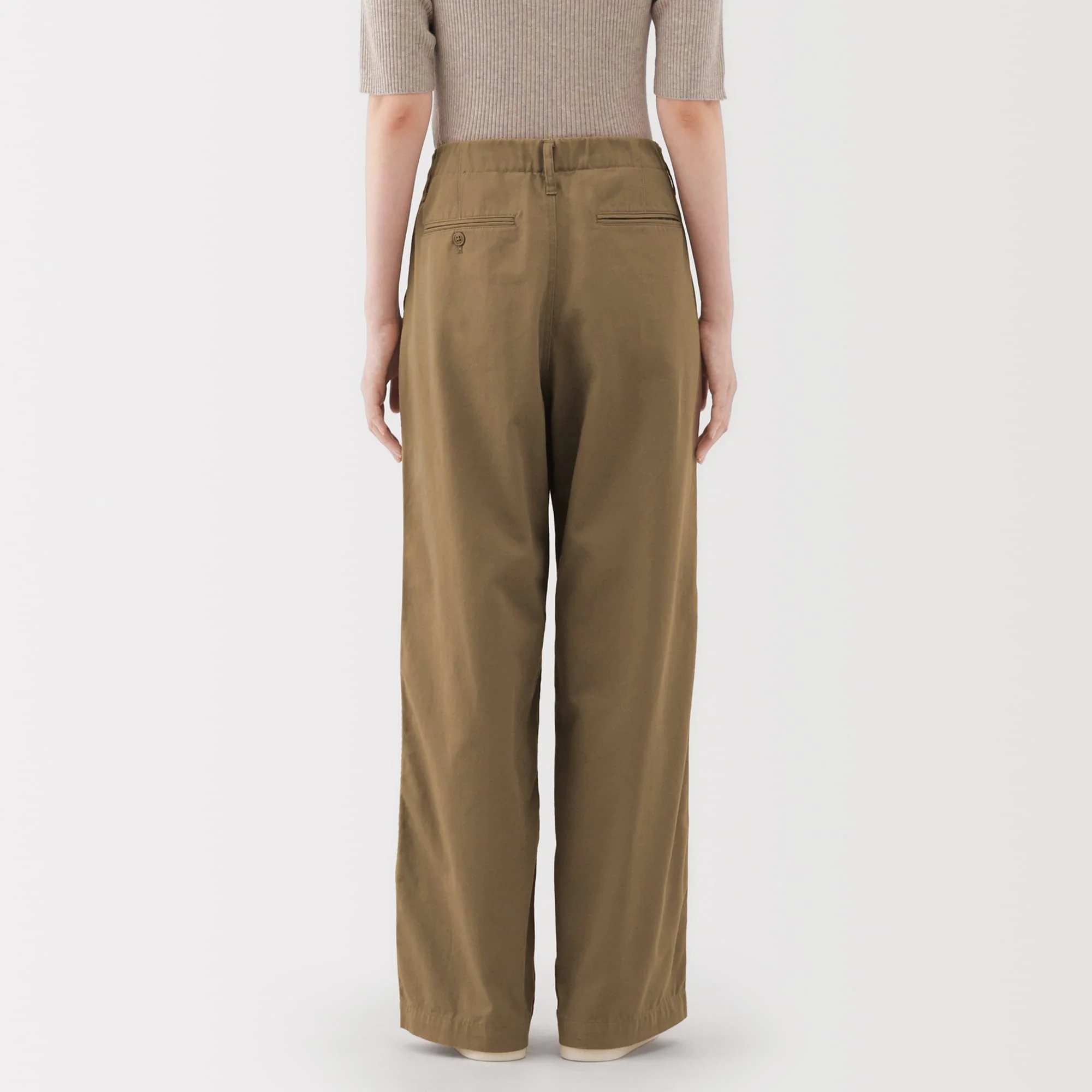 Chino Pleated Wide Pants - Image 24