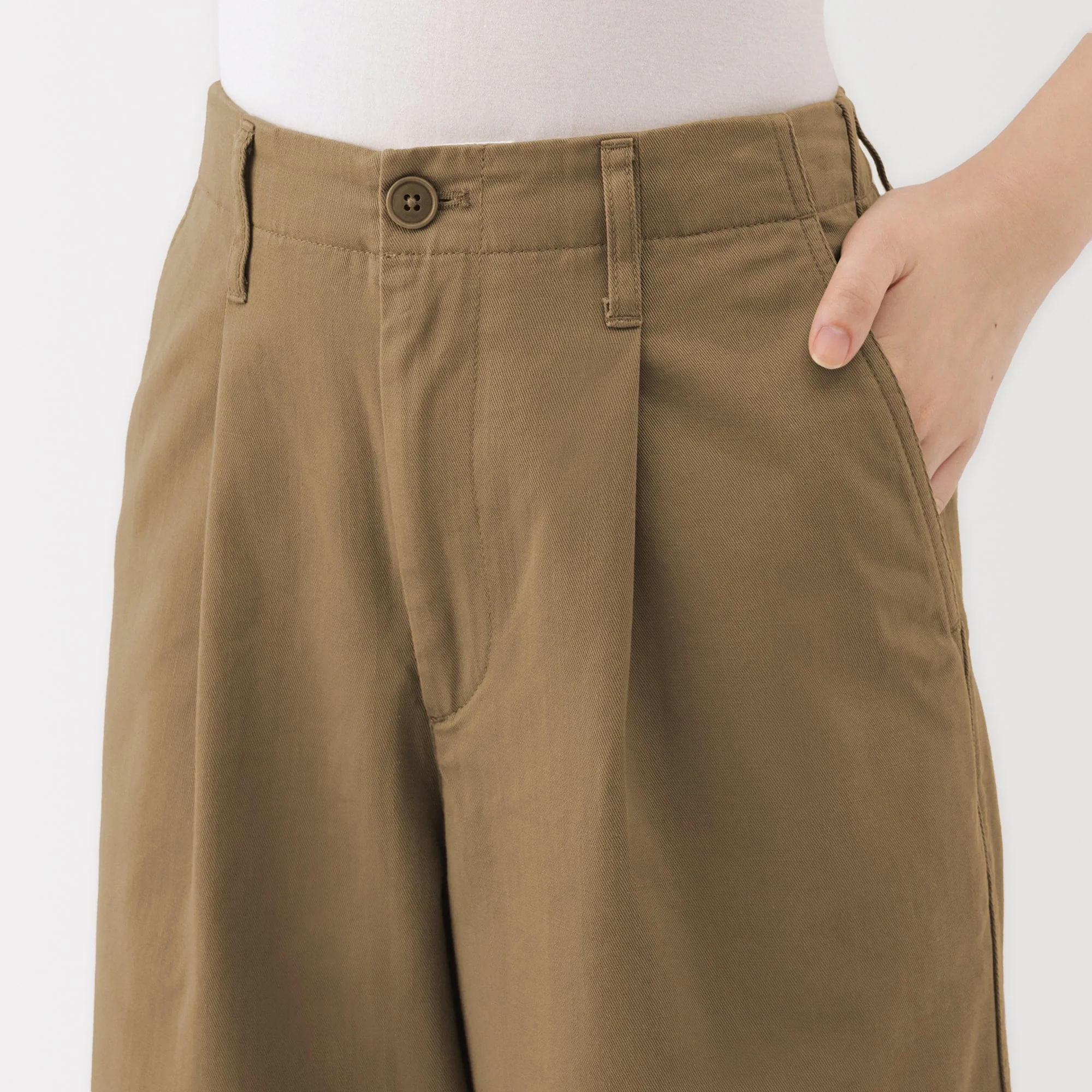 Chino Pleated Wide Pants - Image 25