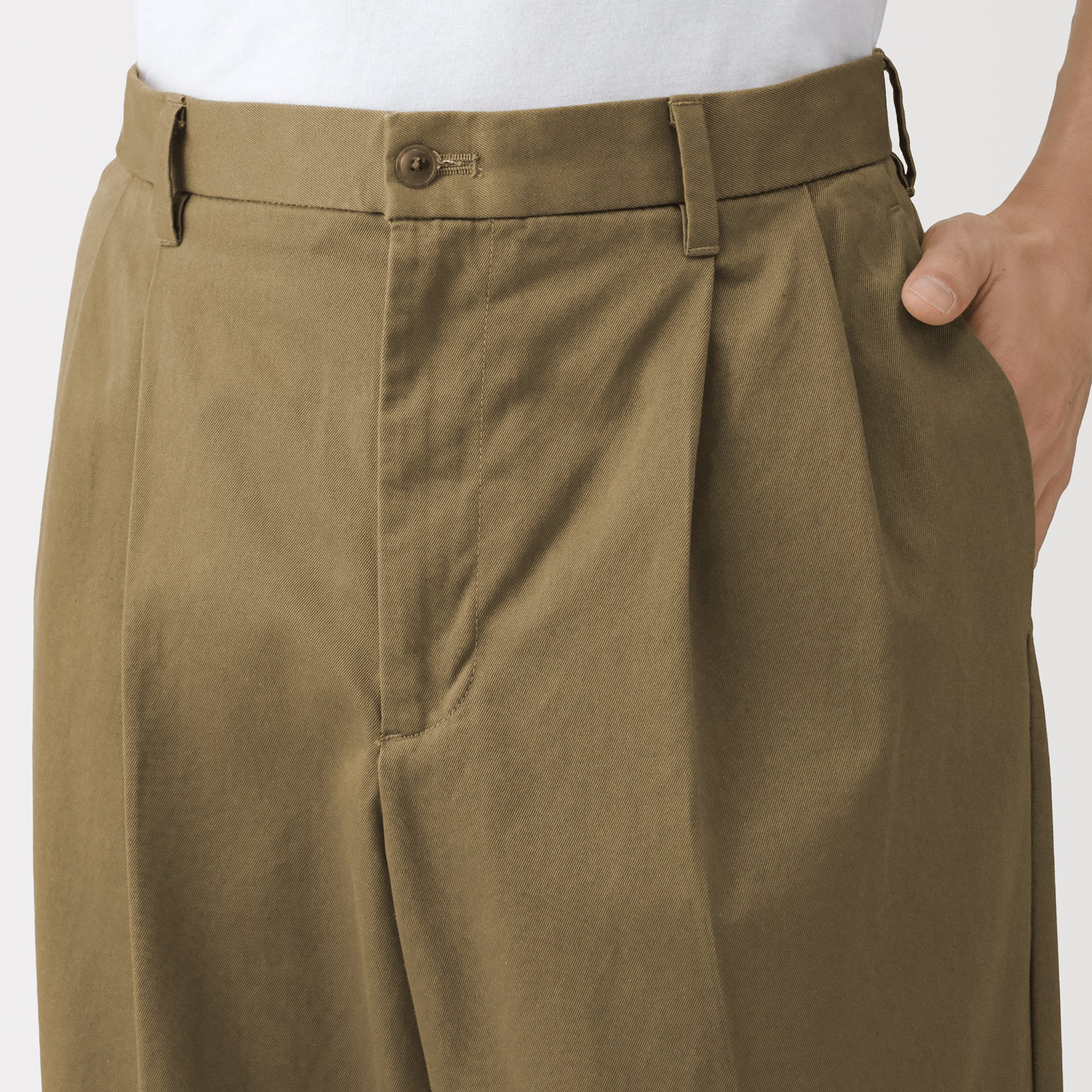 Chino Wide Darted Pants - Image 16