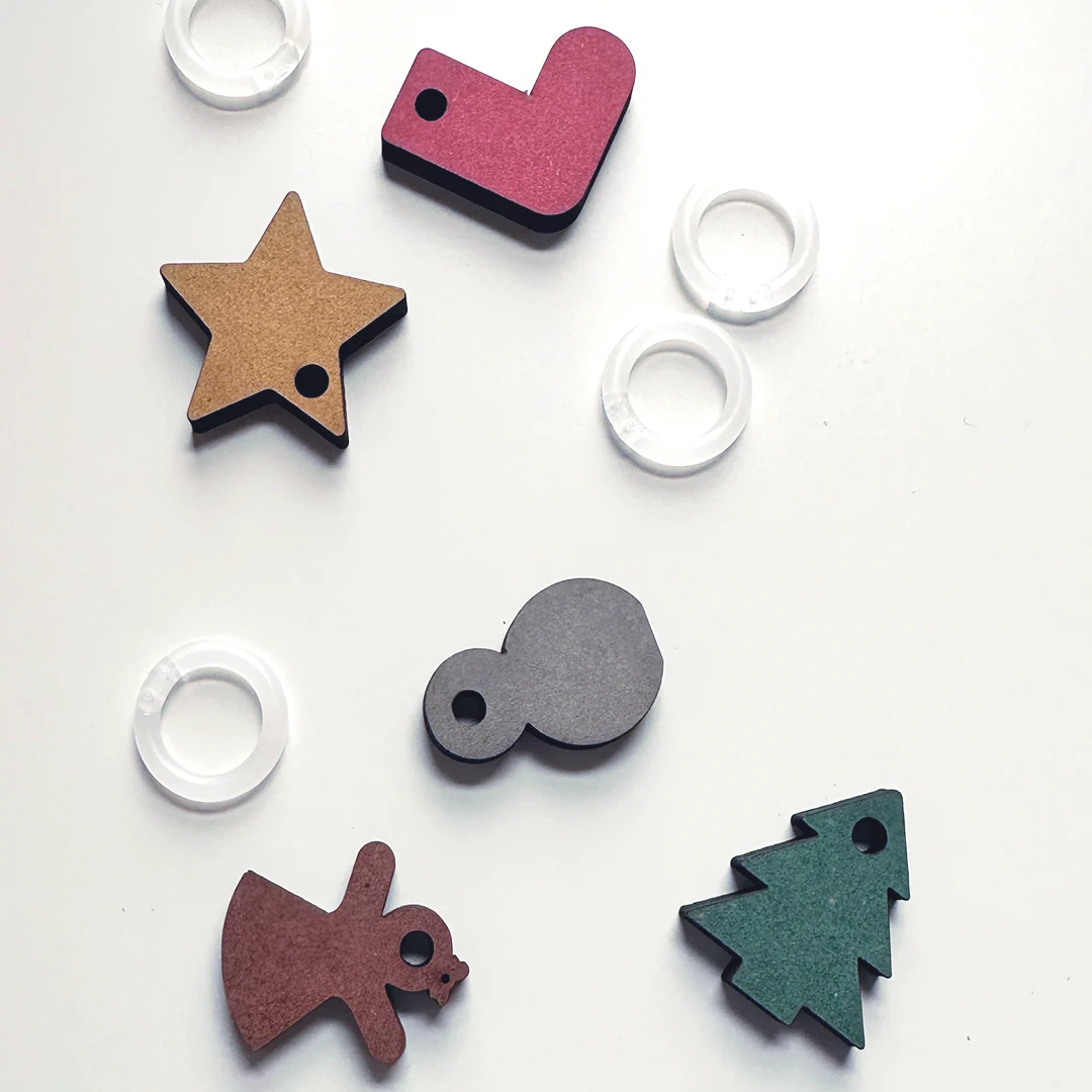 Colour MDF Christmas Tree - Green - Large - Image 6