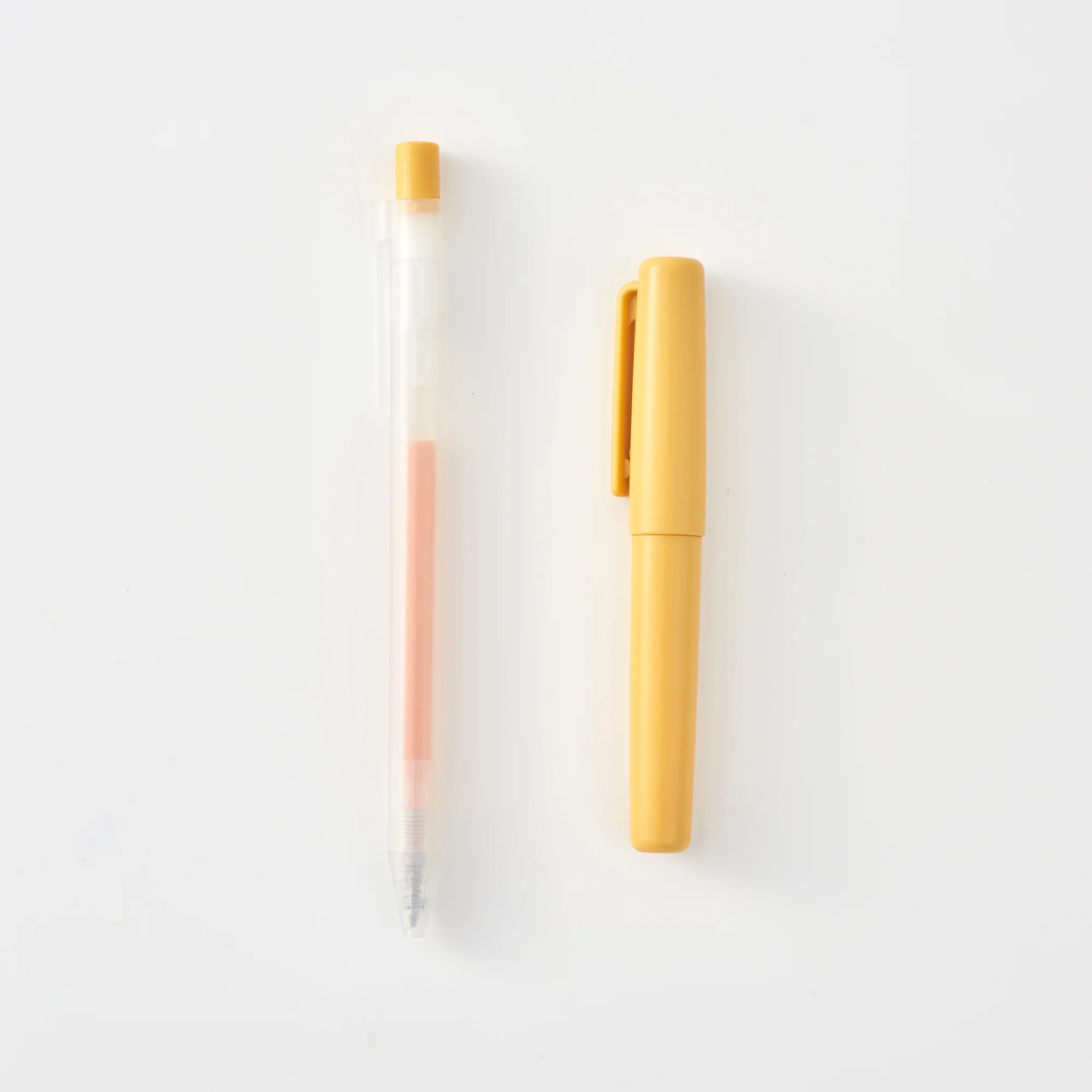 Compact Gel Ink Ballpoint Pen Cap Type 0.5 mm - Cyan - Image 5