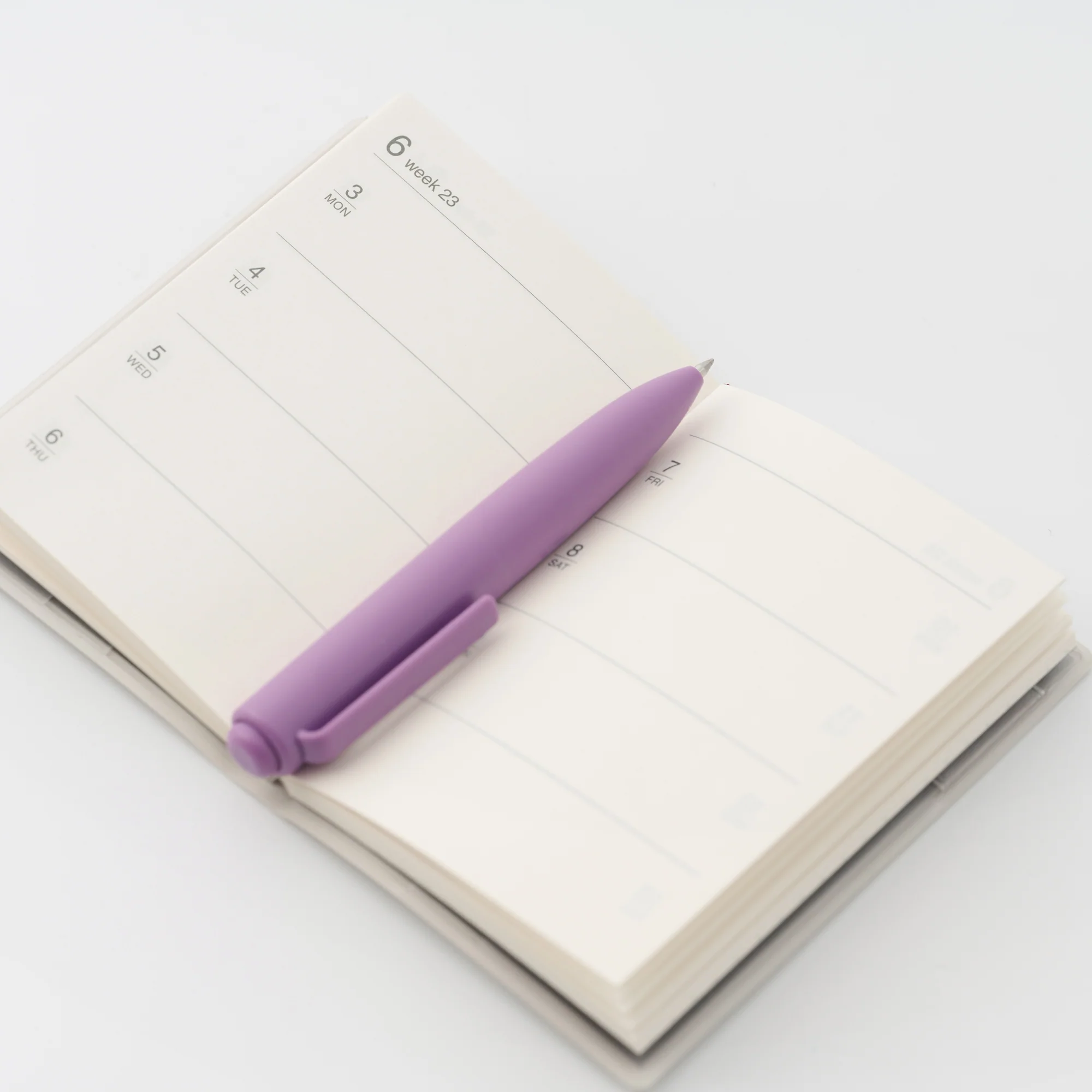 Compact Gel Ink Ballpoint Pen Knock Type 0.5 mm - Brown - Image 6