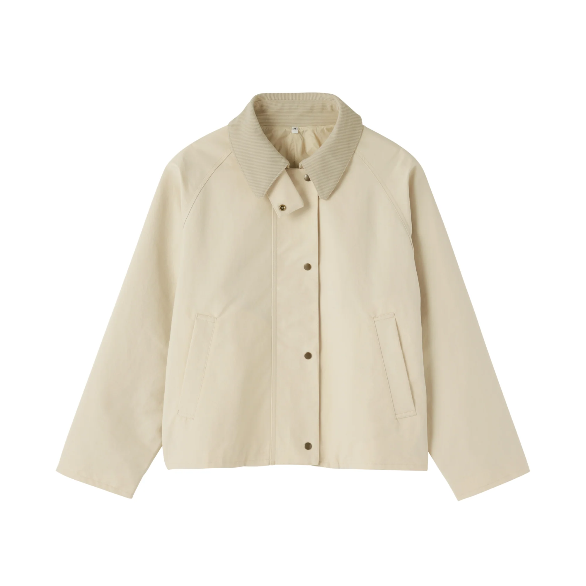 Corduroy Collar Short Blouson - Image 11
