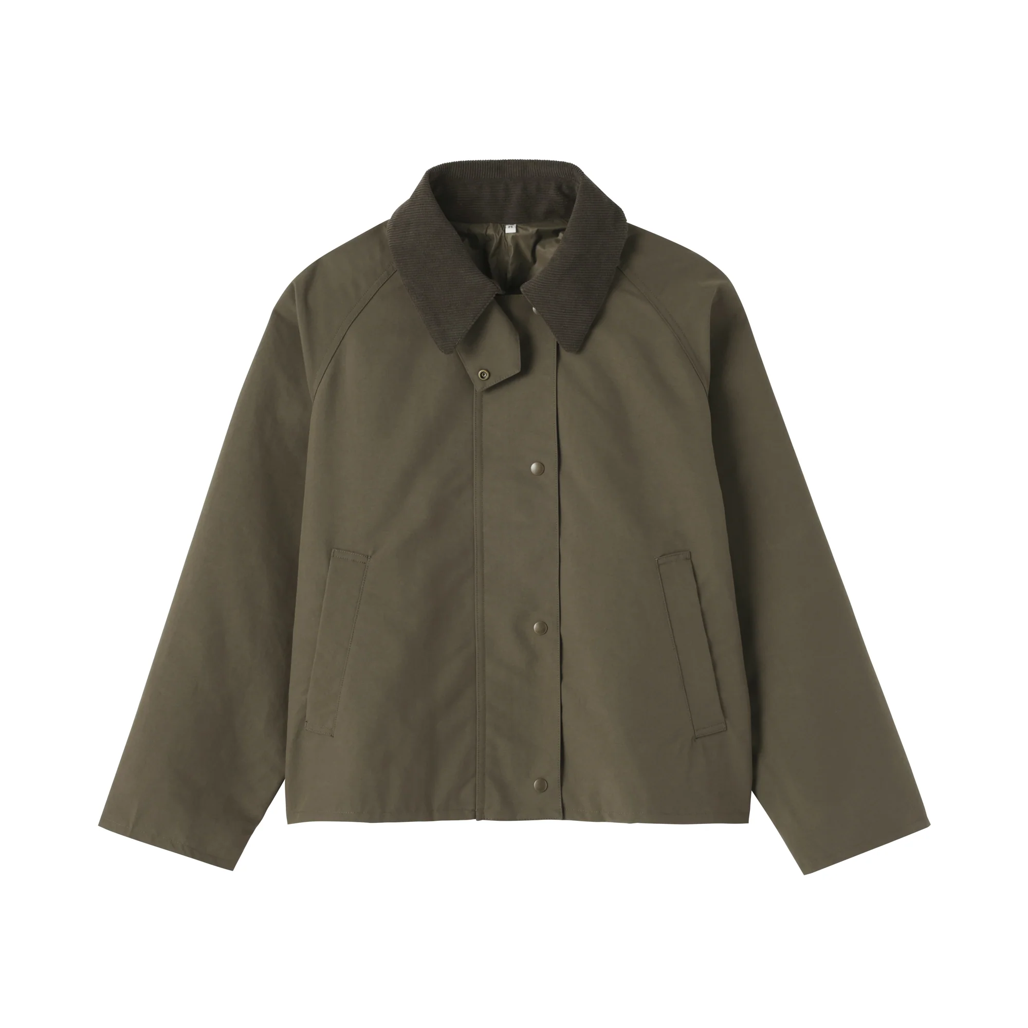 Corduroy Collar Short Blouson - Image 20