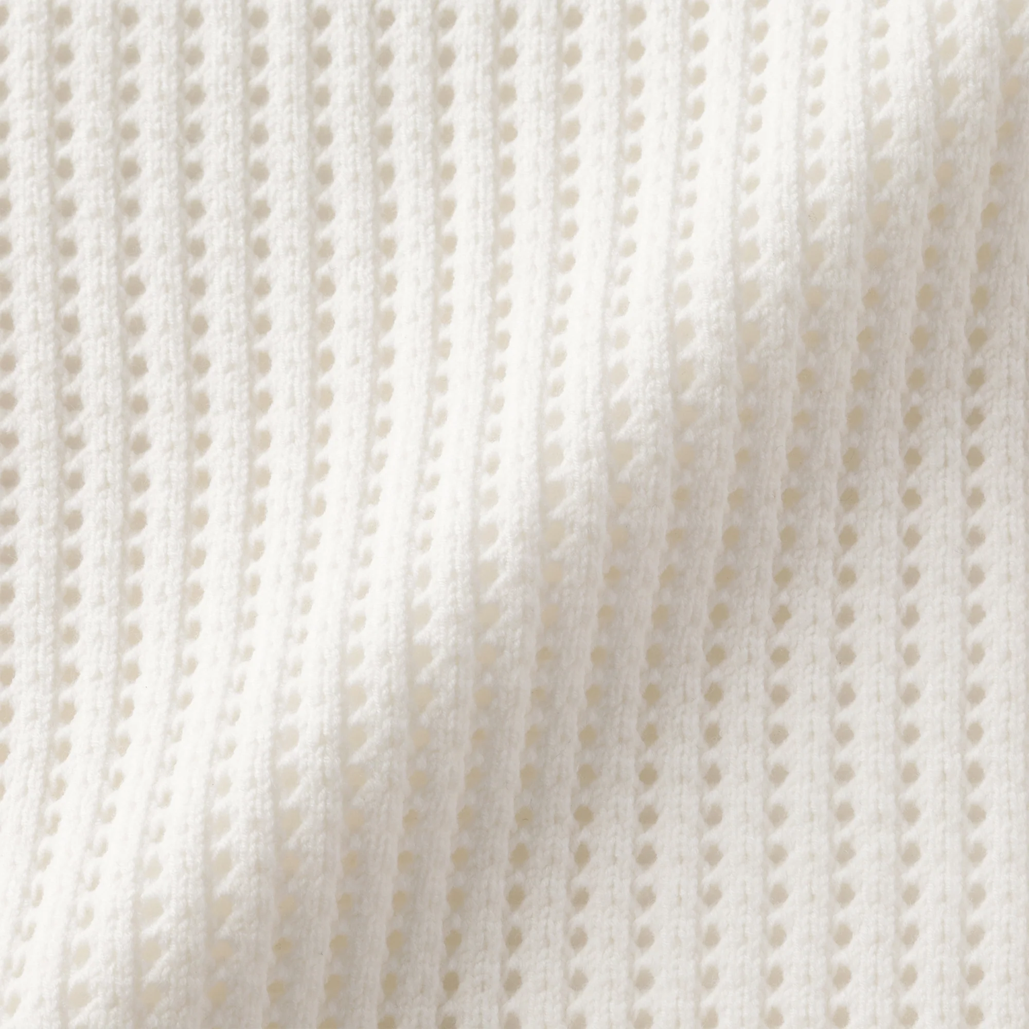 Cotton Blend Mesh Sweater - Image 24