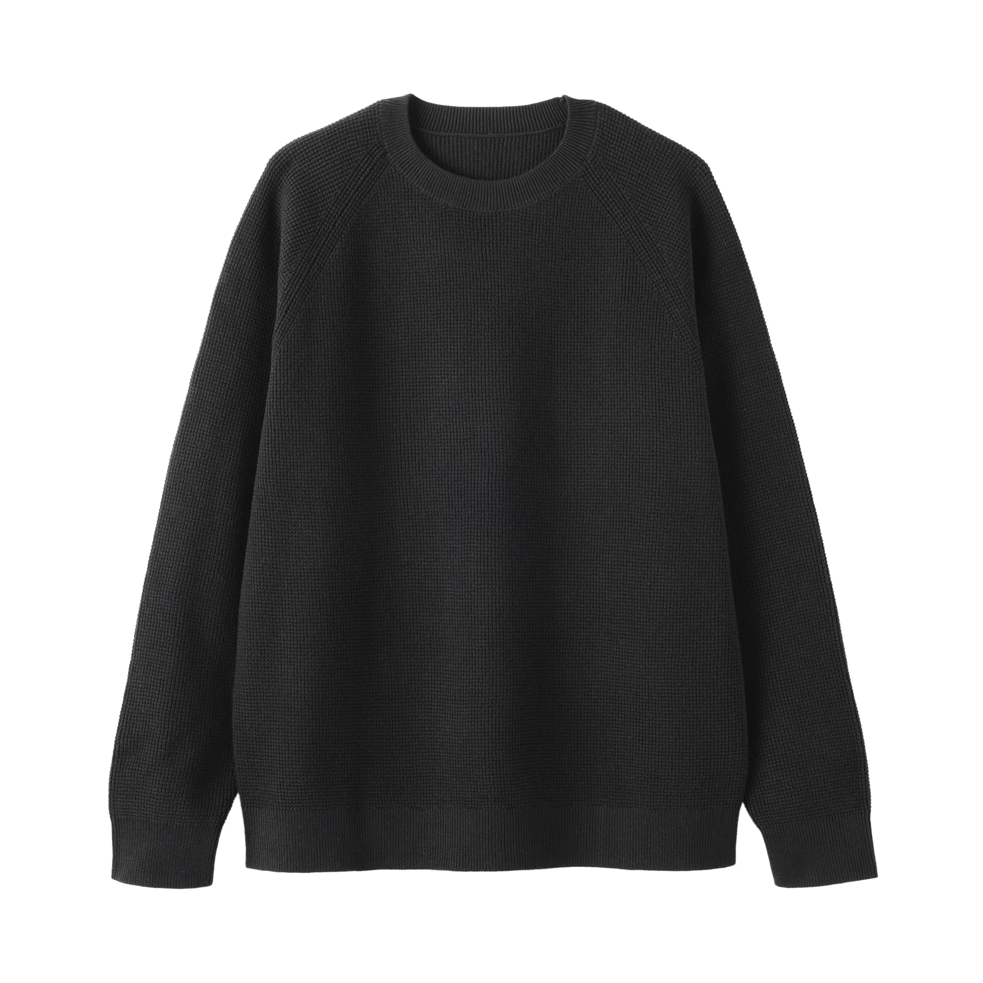 Cotton Blend Waffle Sweater - Image 16