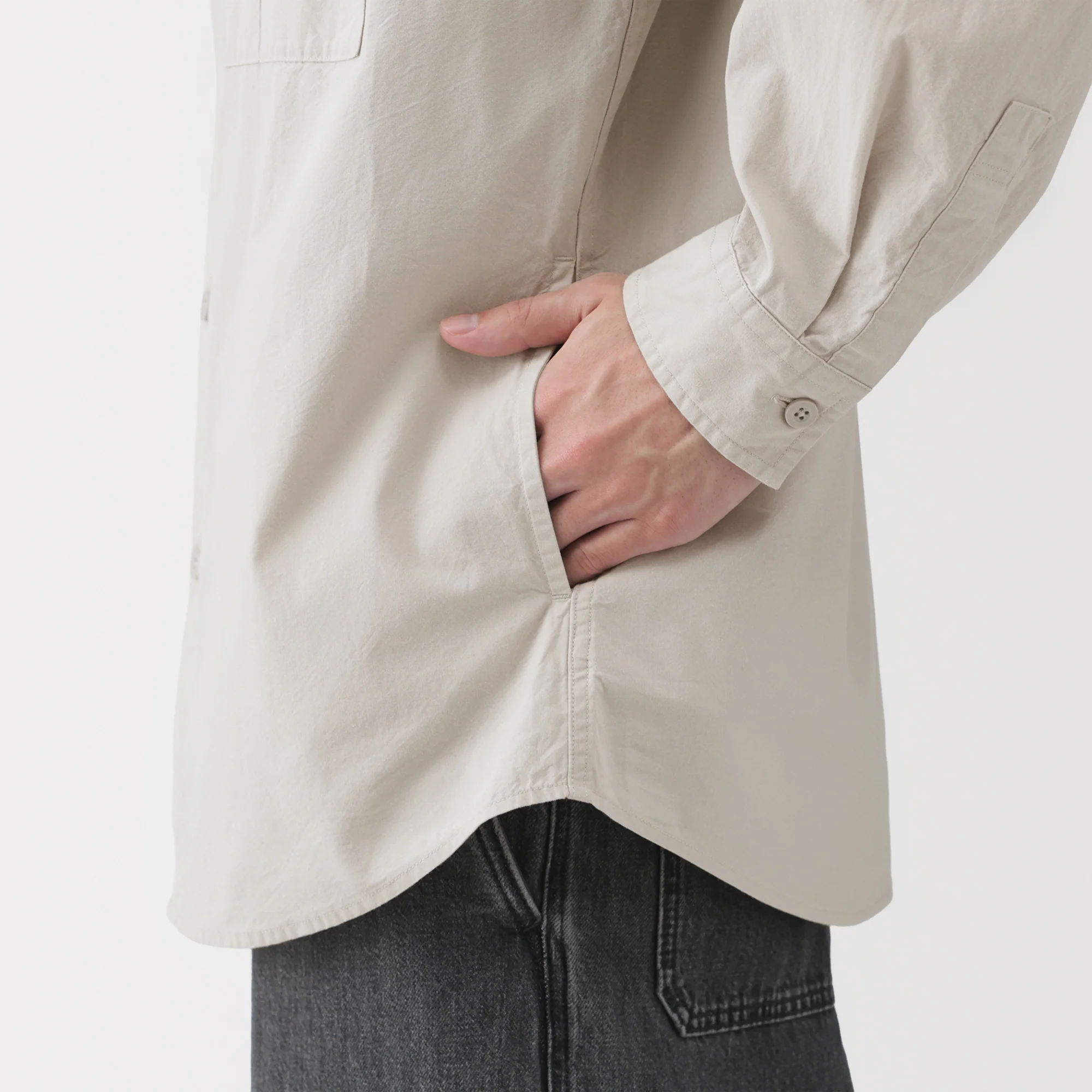 Cotton Broadcloth Overshirt - Image 18