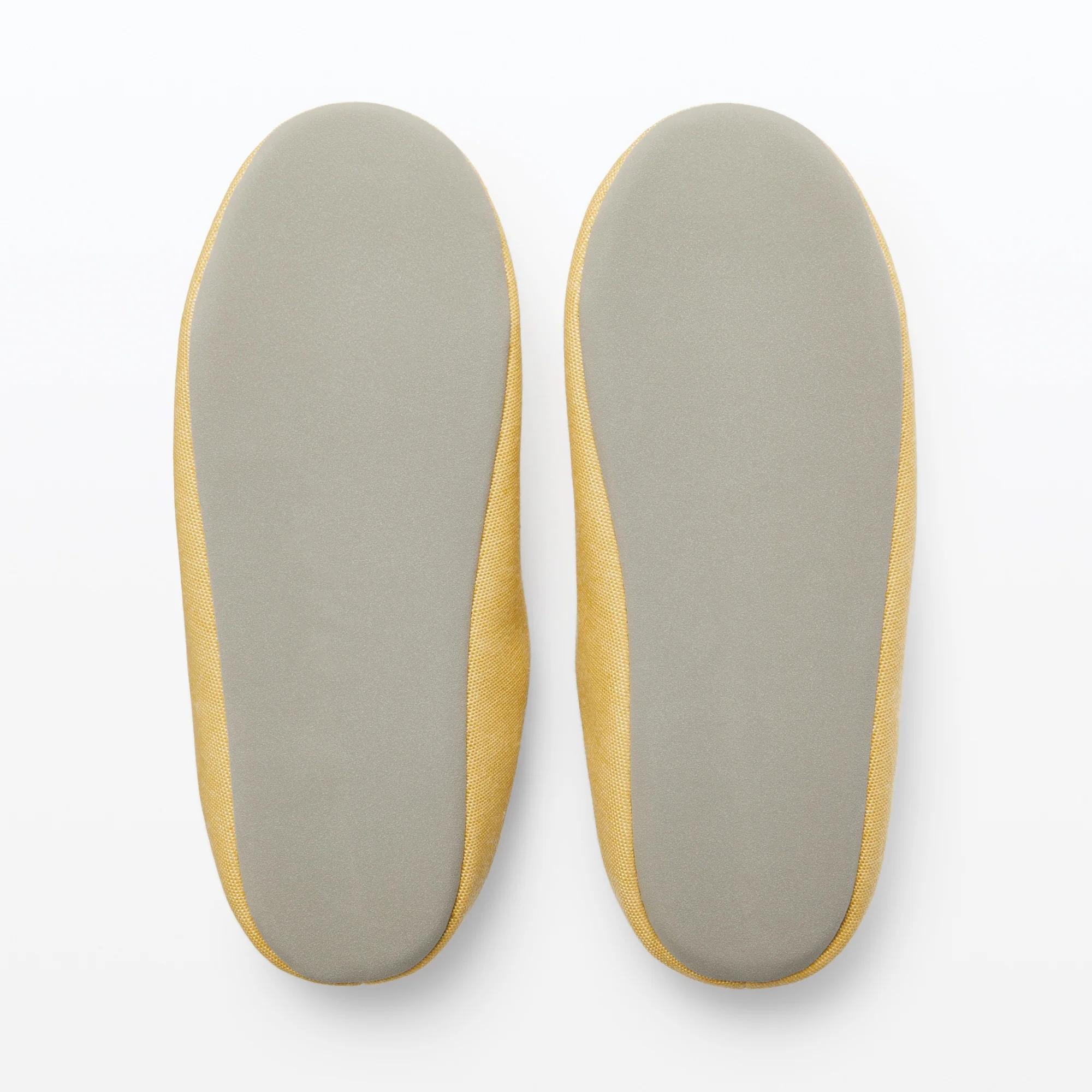 Cotton Plain Weave Insole Slippers - Yellow - Image 5