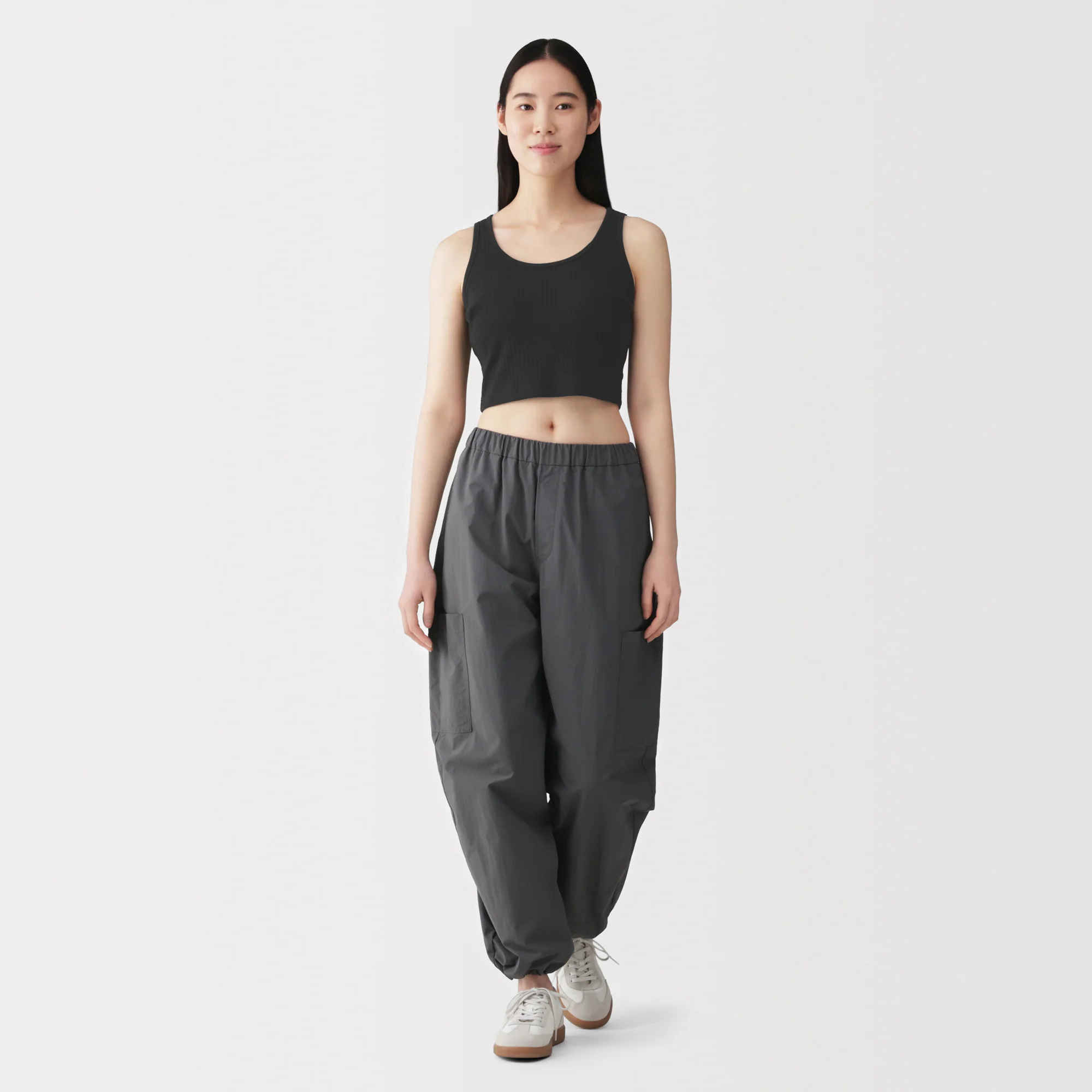 Cotton Rib Bra Tank Top - Image 4
