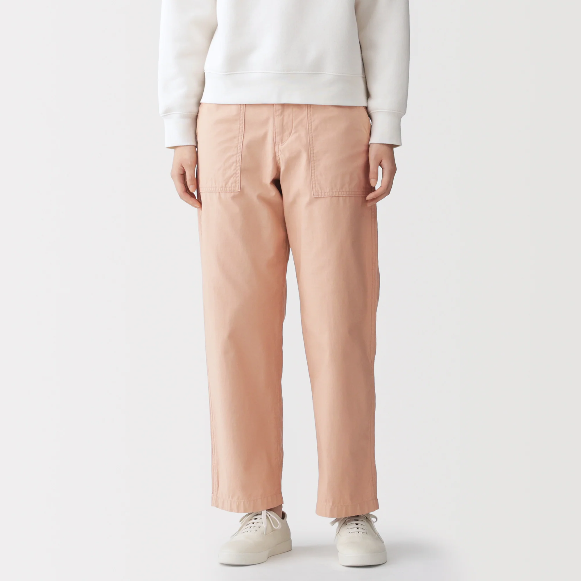 Cotton Satin Baker Pants - Image 14
