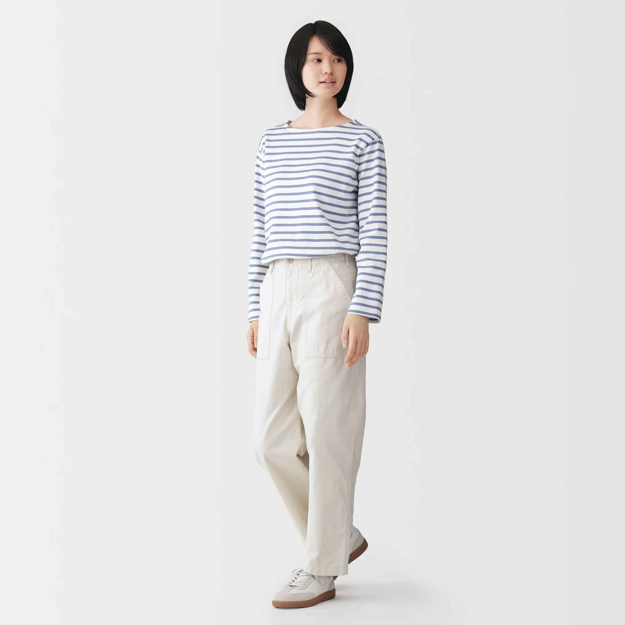 Cotton Satin Baker Pants - Image 23