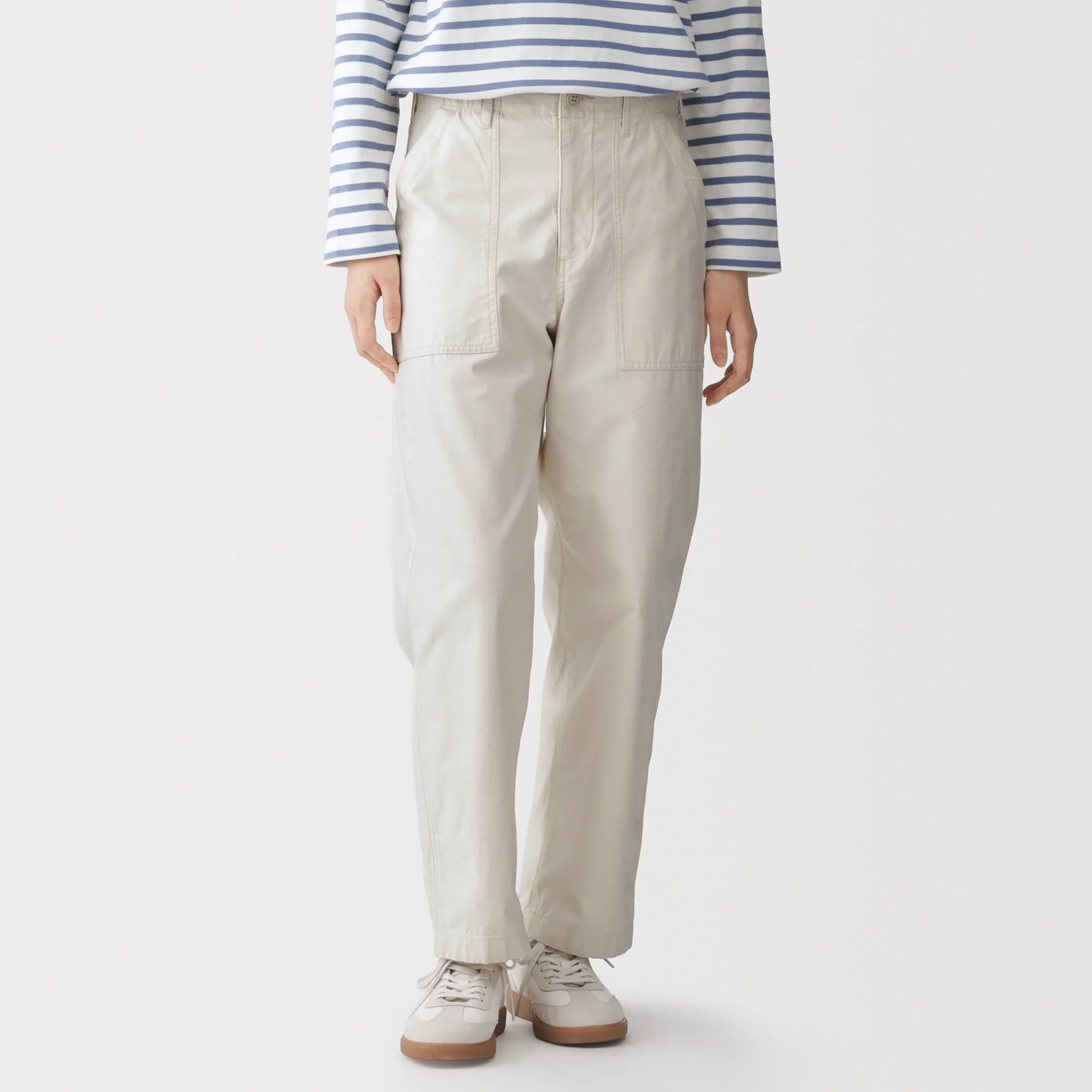 Cotton Satin Baker Pants - Image 24