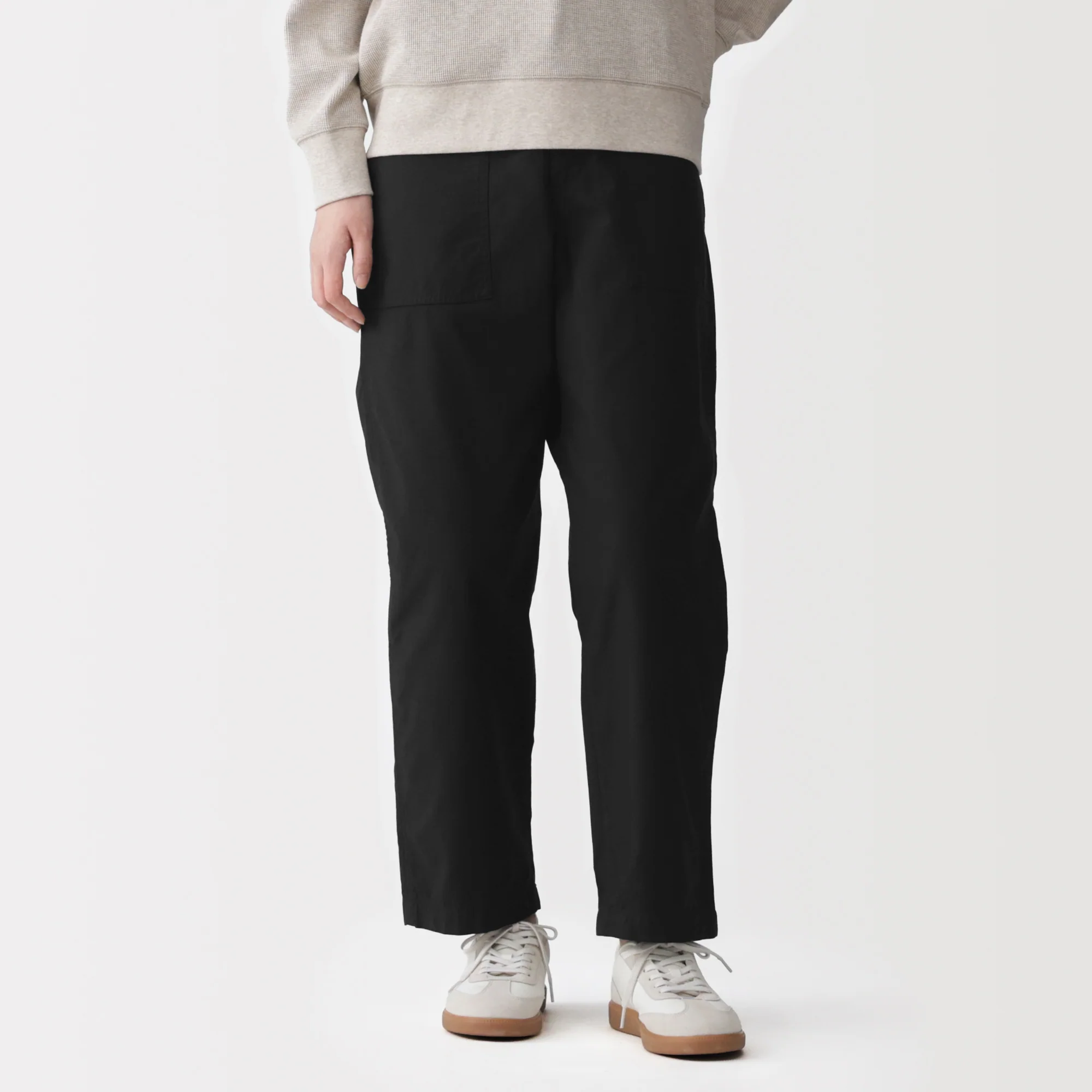 Cotton Satin Baker Pants - Image 34