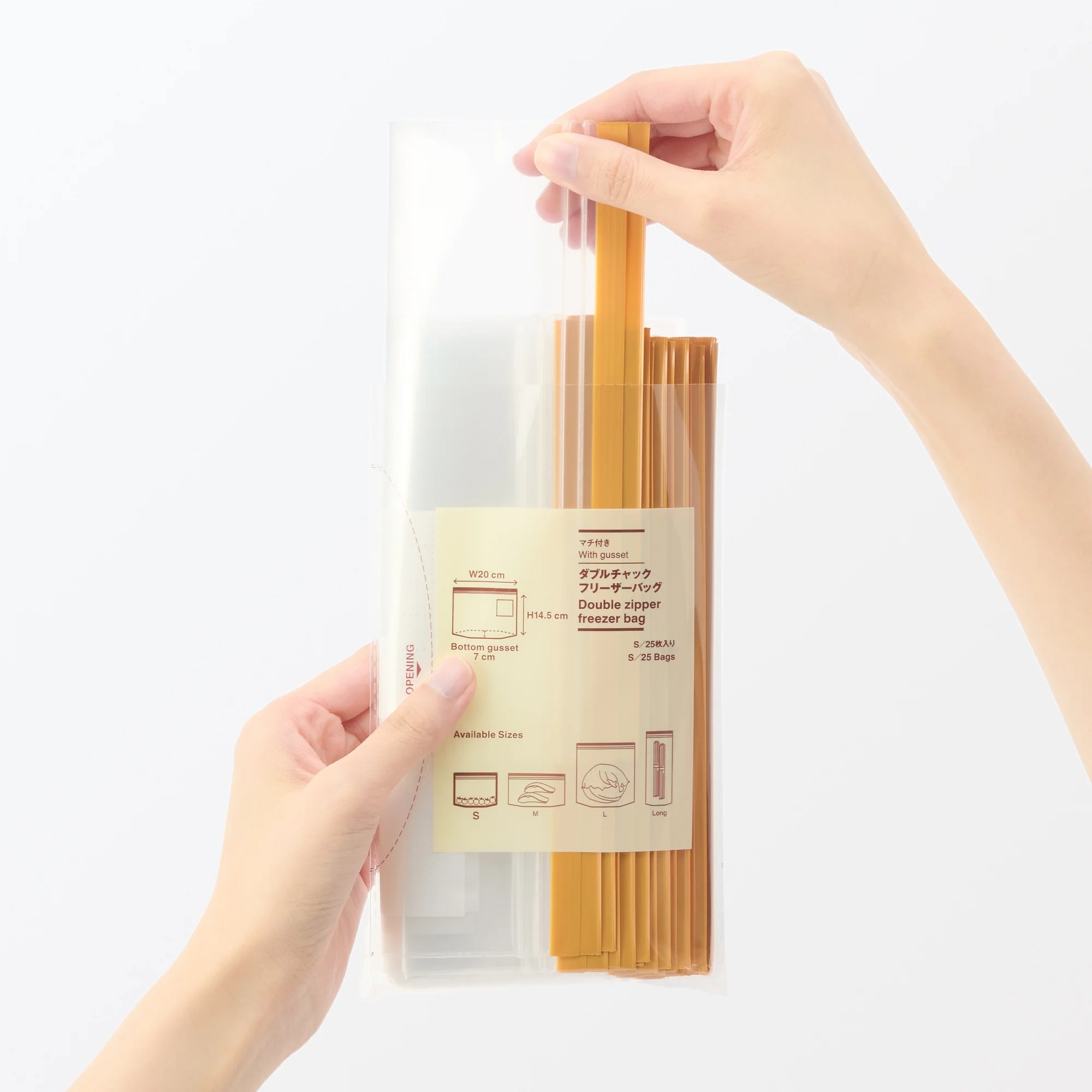 Double Zipper Freezer Bag - Small (25 Pack) - Image 7