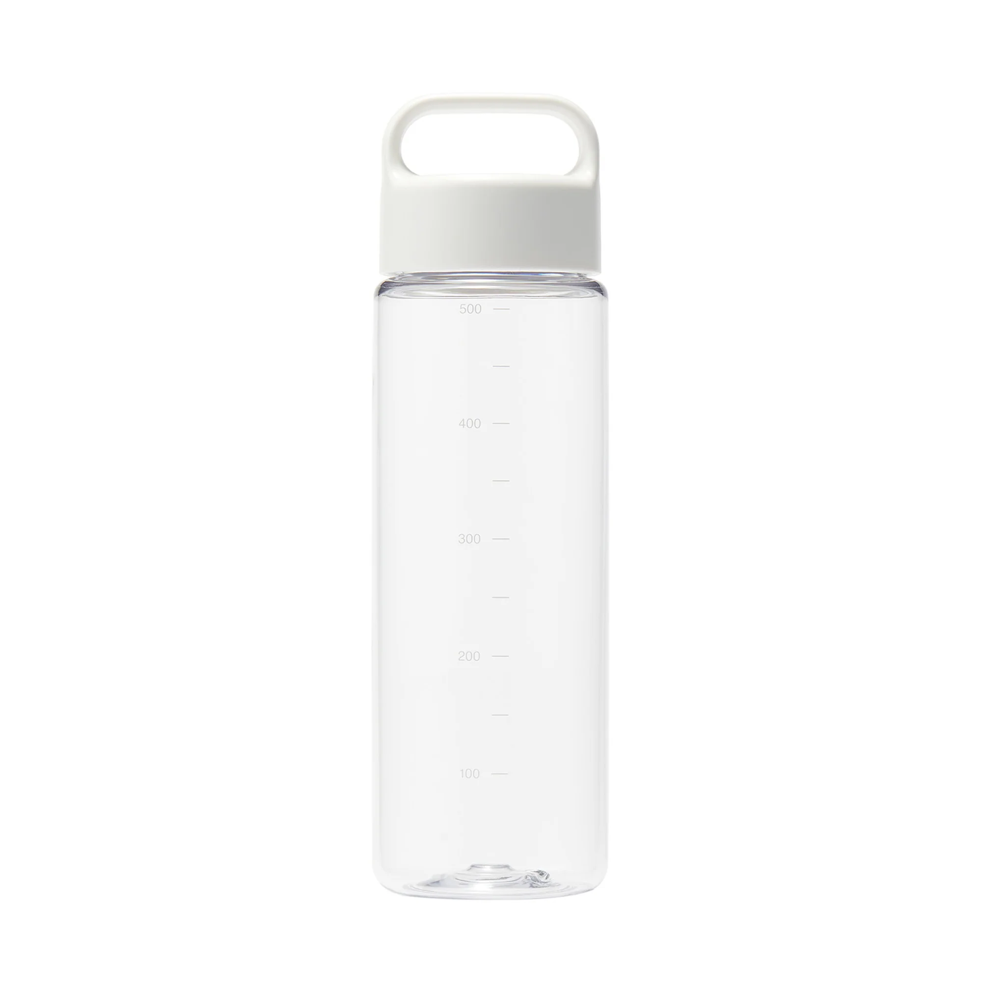 Easy-to-Carry Water Bottle With Scale - White (500ml)