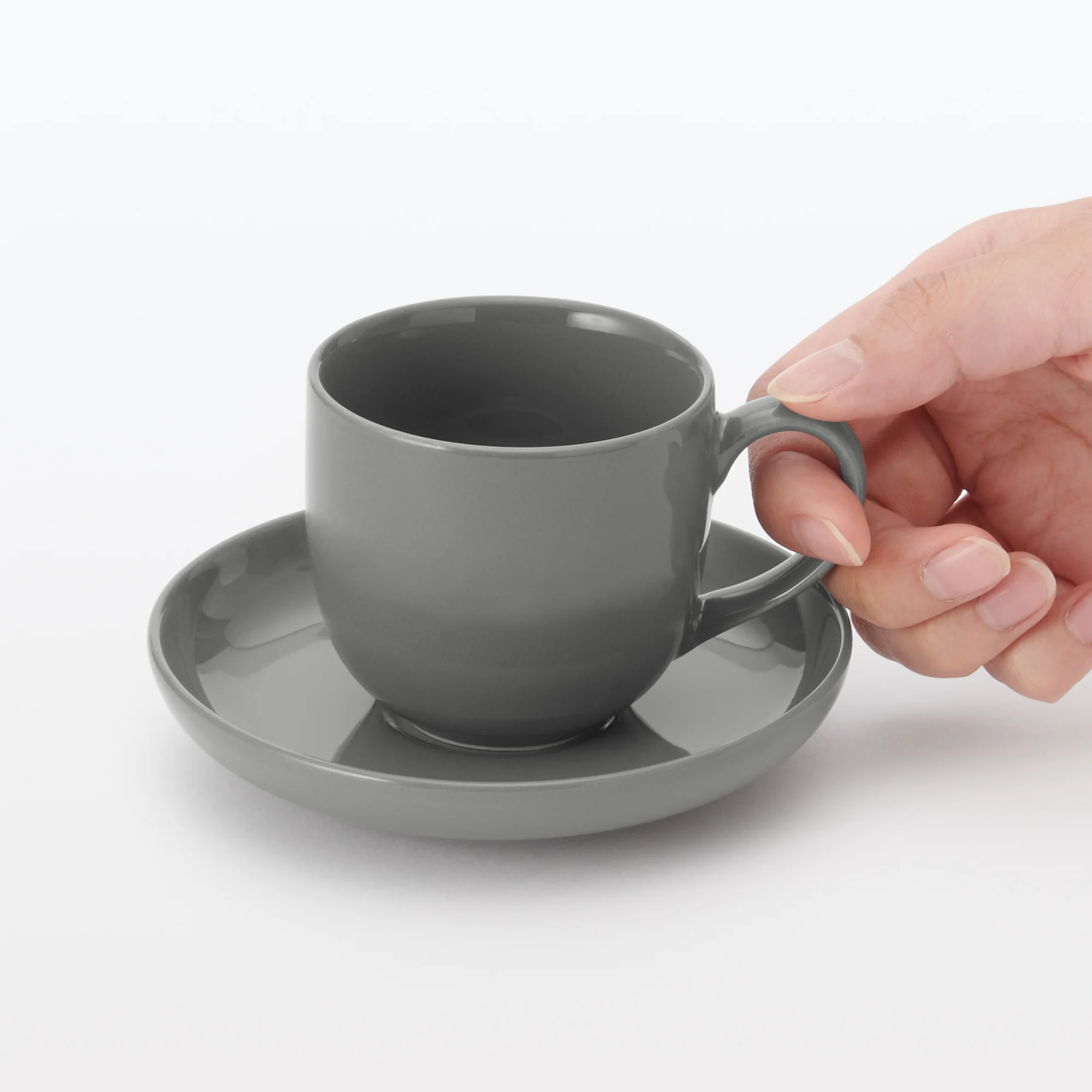 Everyday Tableware Demitasse Saucer - Grey - Image 6