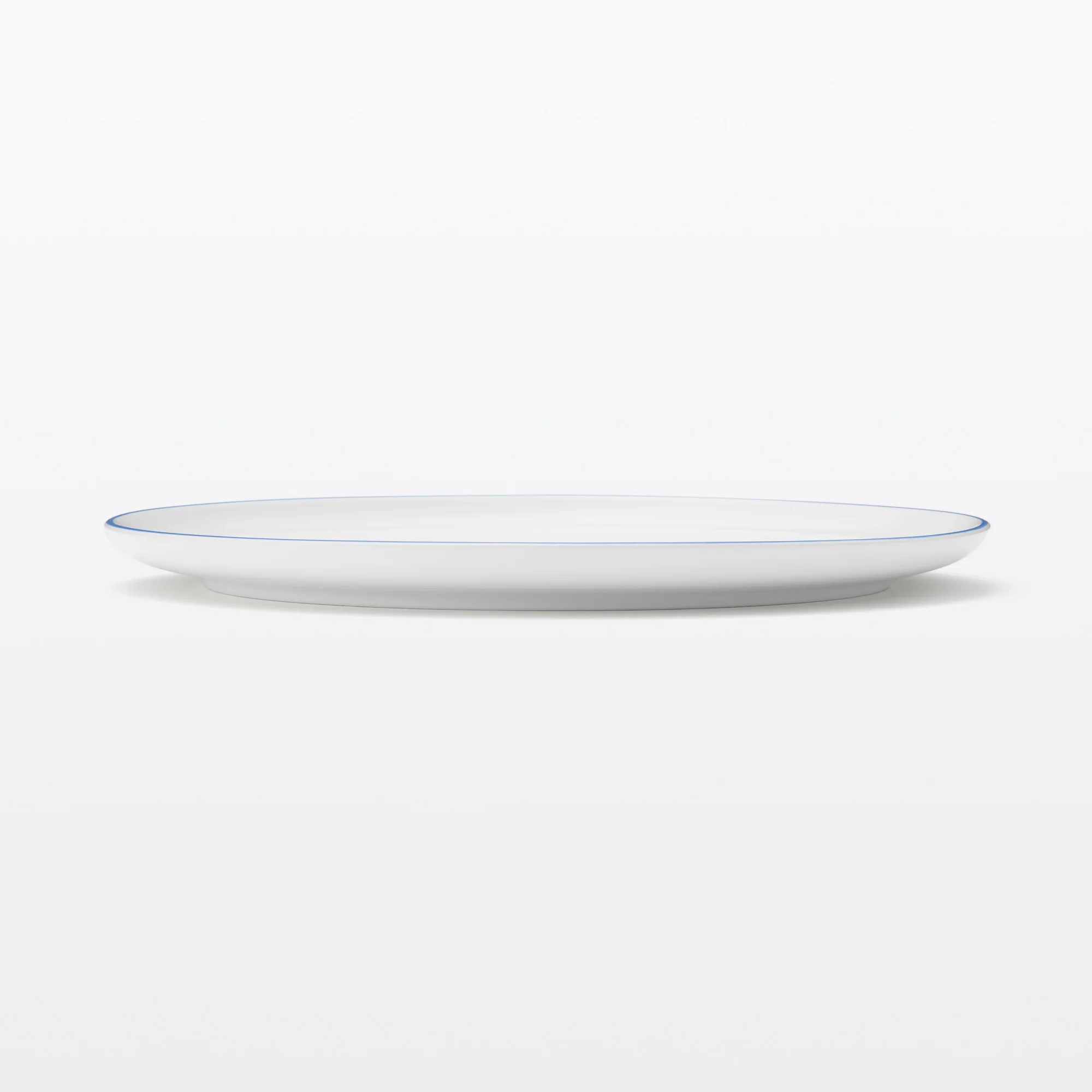 Everyday Tableware Dinner Plate - Blue Stripe - Image 2