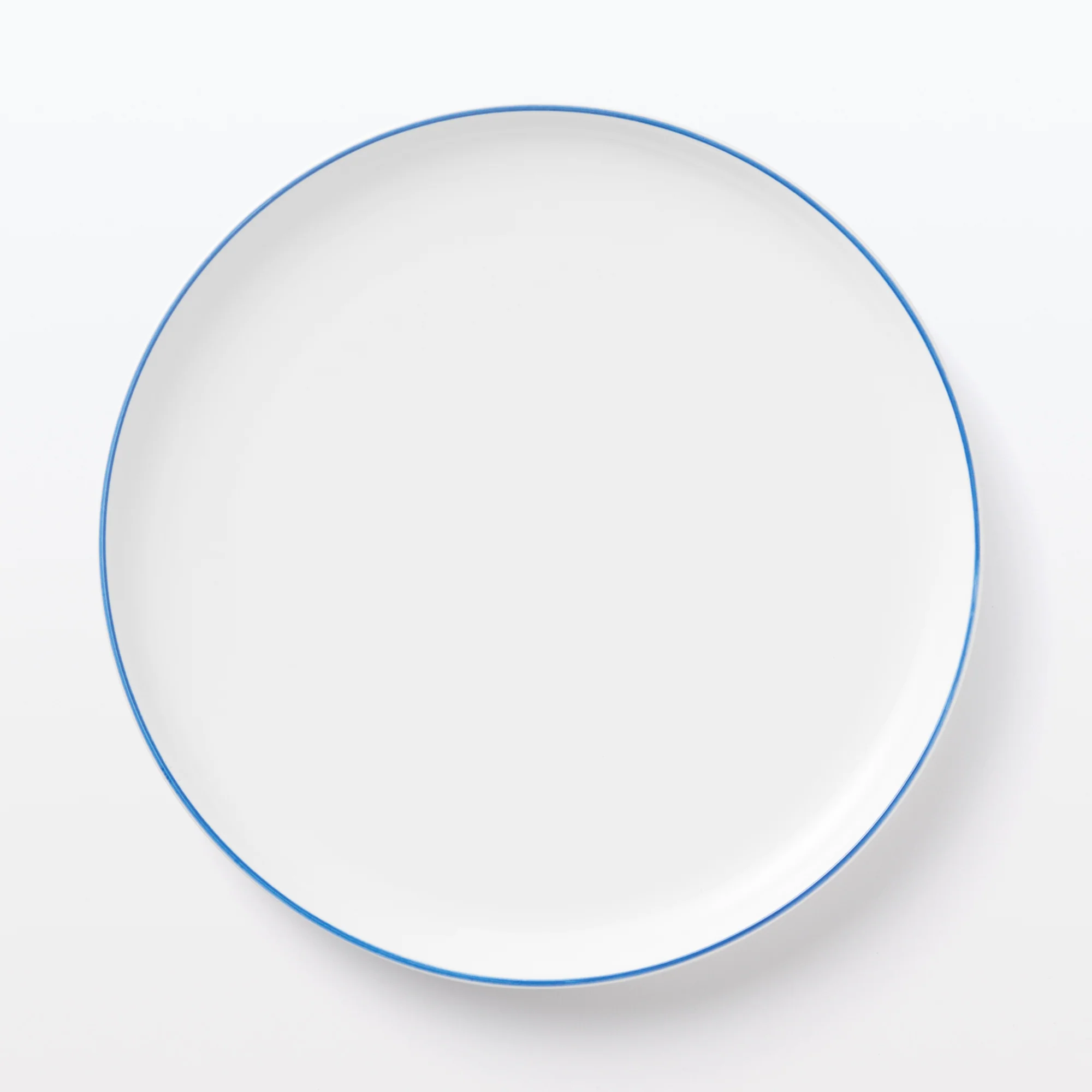 Everyday Tableware Lunch Plate - Blue Stripe - Image 3