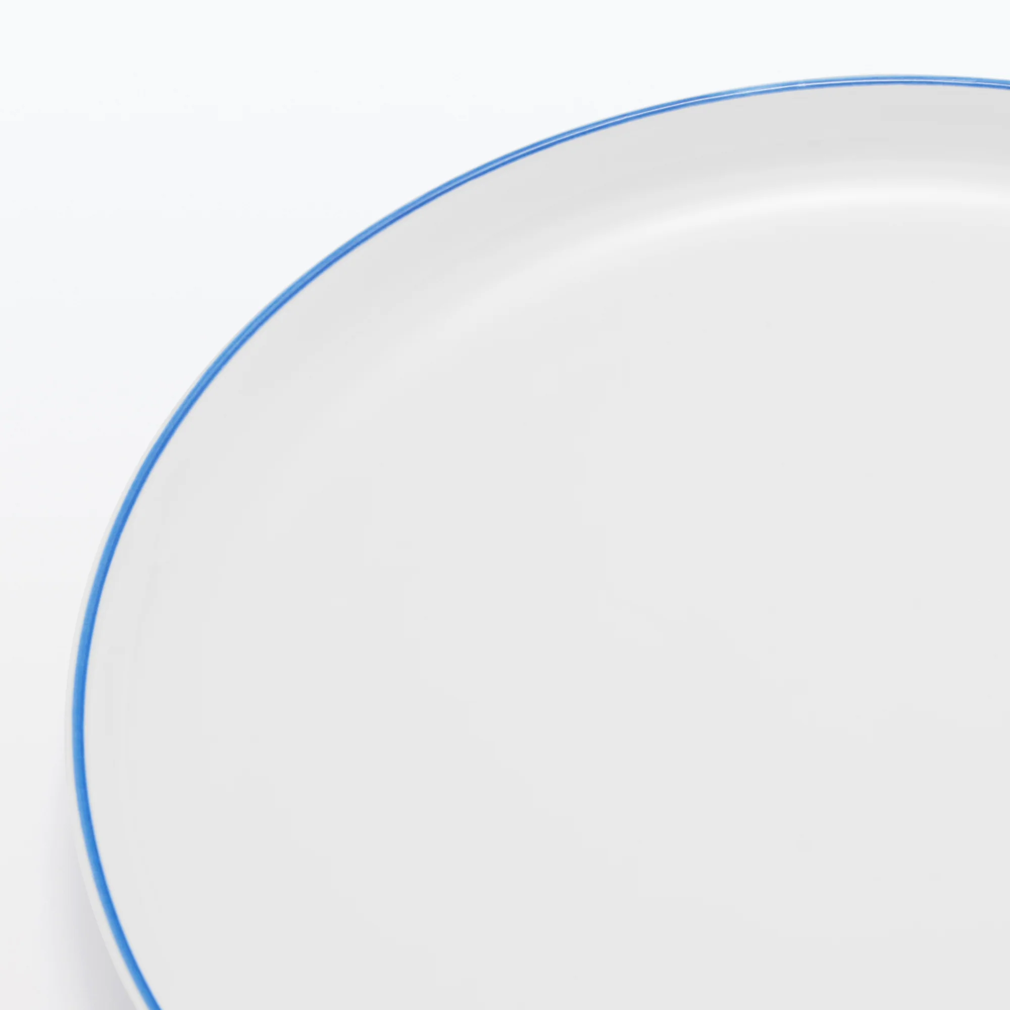 Everyday Tableware Lunch Plate - Blue Stripe - Image 5
