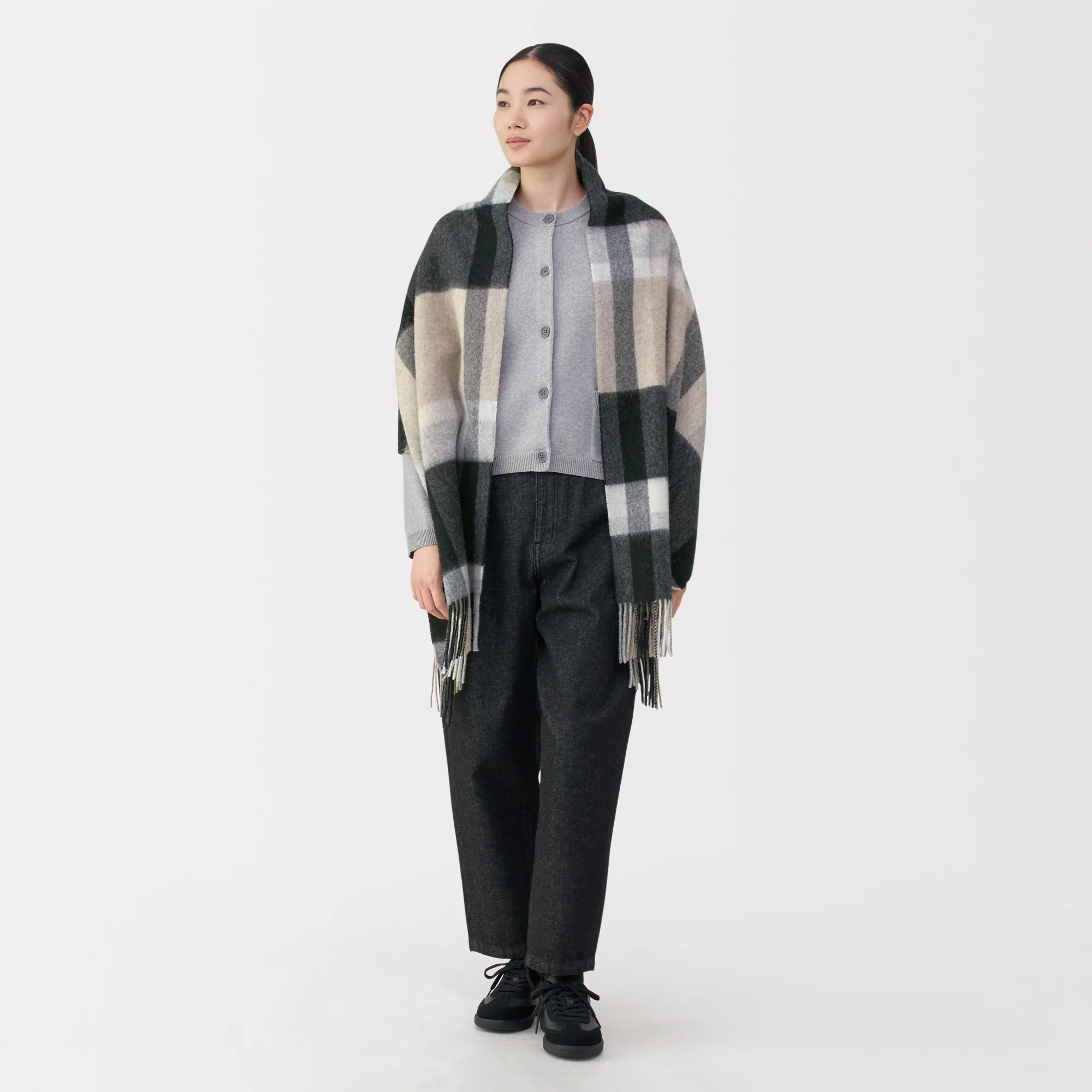 Fluffy Wool Blanket Stole - Image 19