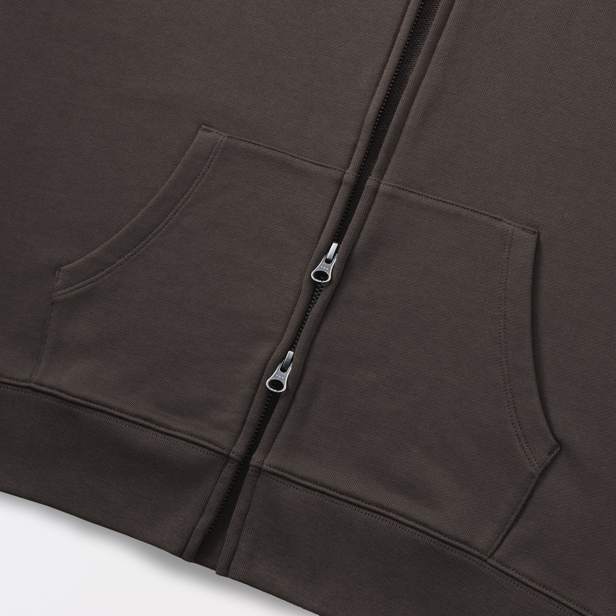 French Terry Zip-Up Hoodie - Image 29