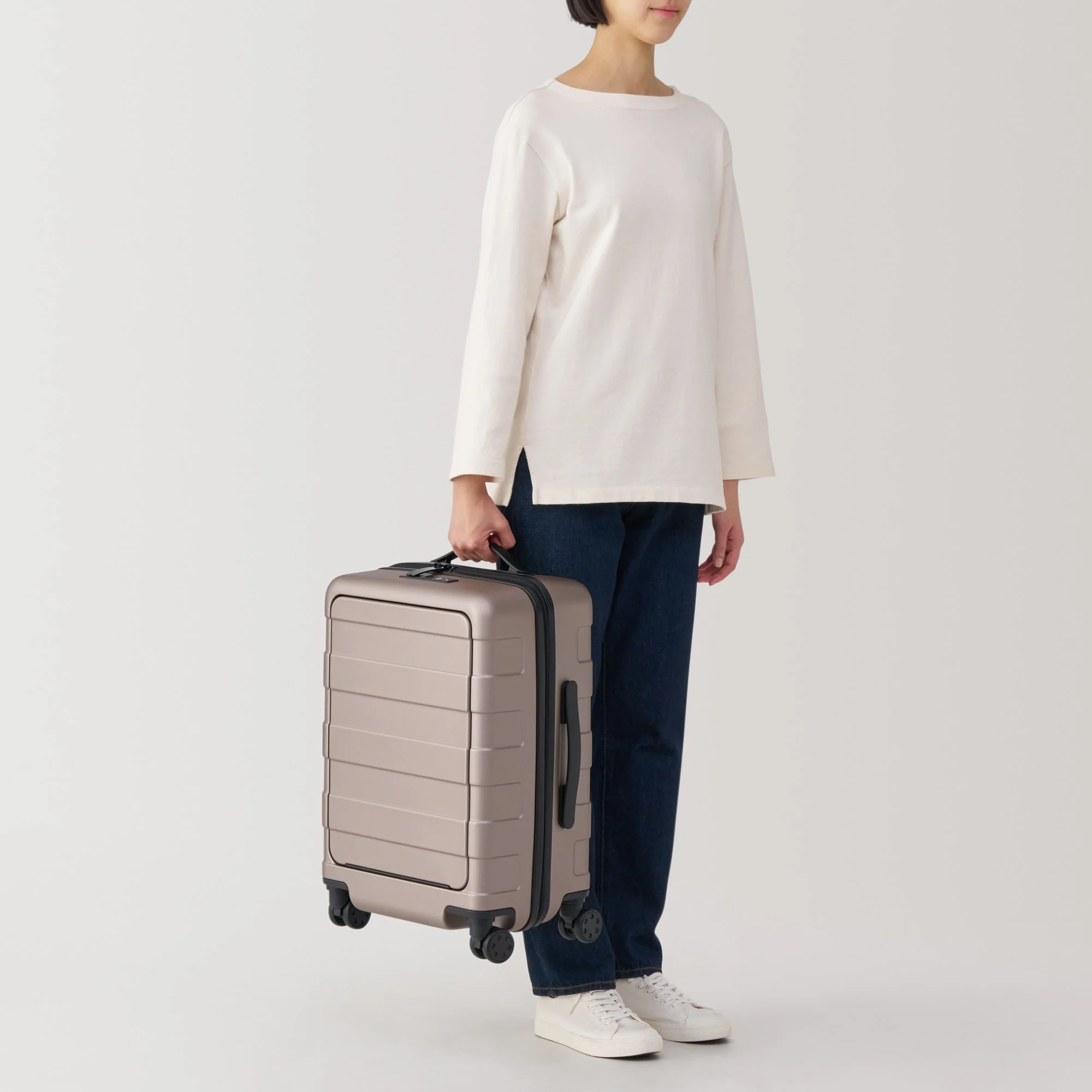 Front Open Hard Suitcase 32L | Carry-On - Image 21