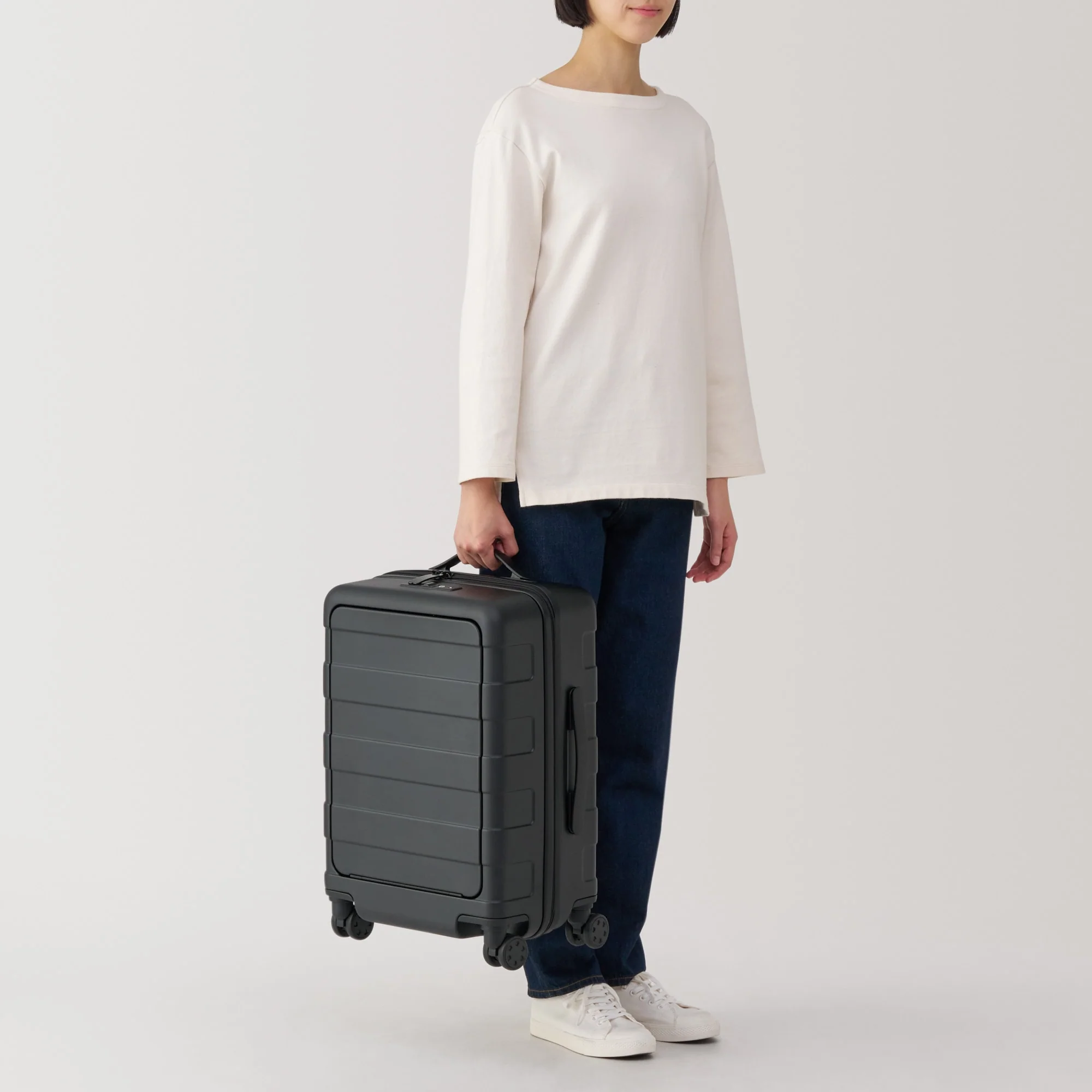 Front Open Hard Suitcase 32L | Carry-On - Image 42