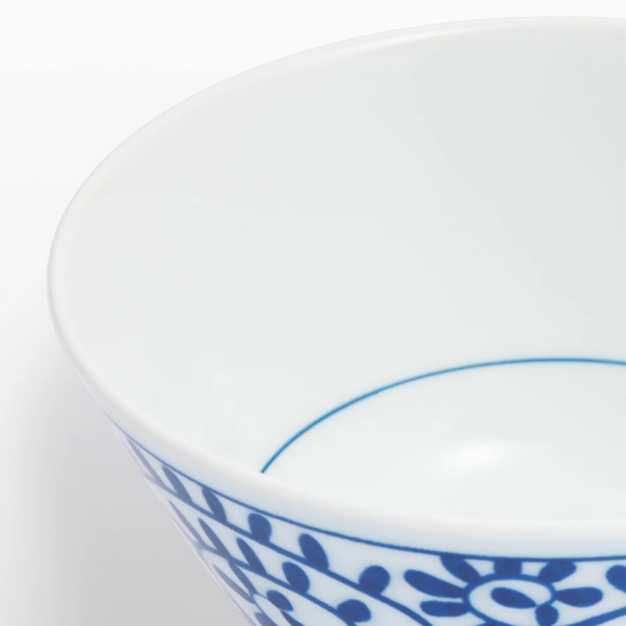 Hasami Ware Rice Bowl - Arabesque Pattern - Image 5