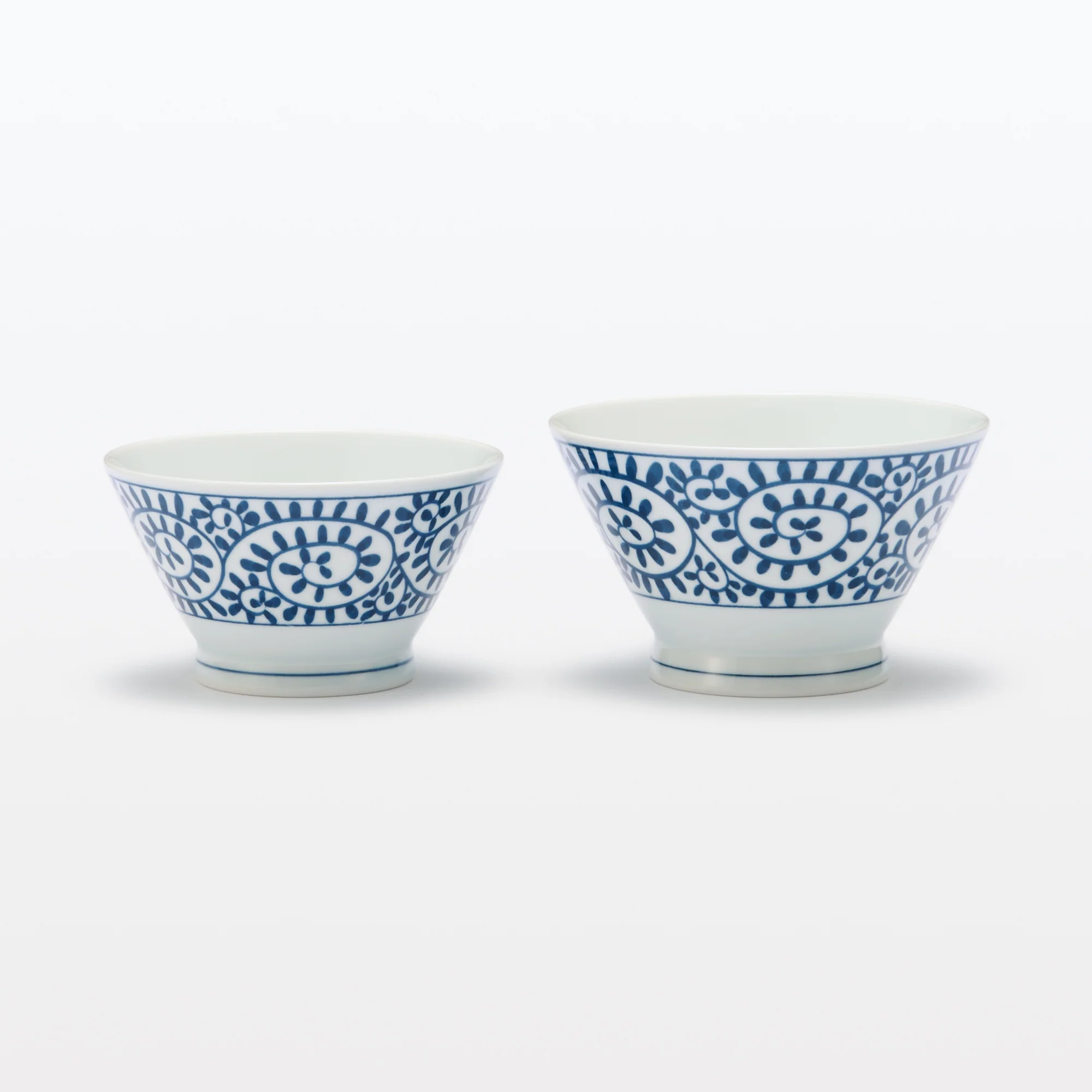 Hasami Ware Rice Bowl - Arabesque Pattern - Image 7