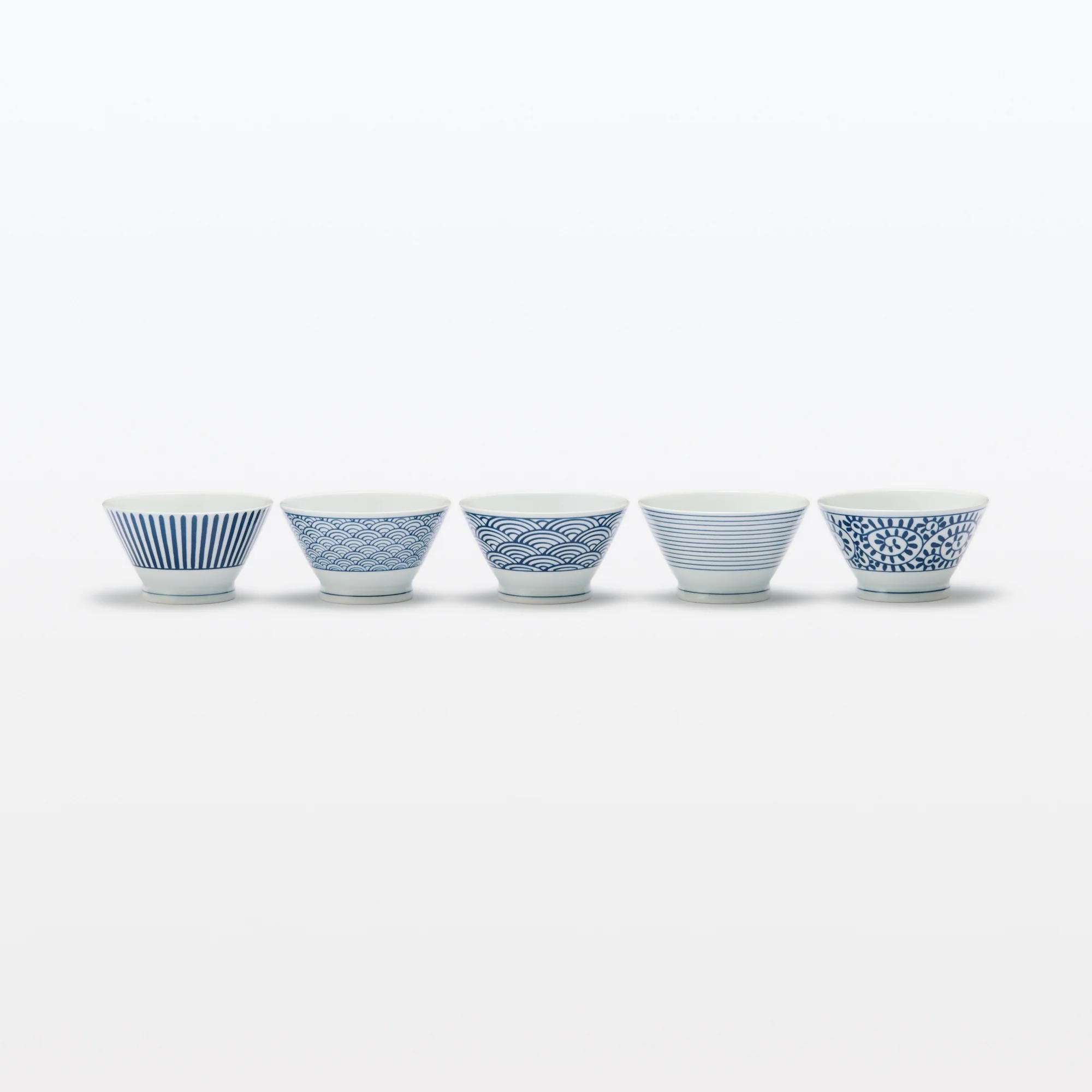 Hasami Ware Rice Bowl - Arabesque Pattern - Image 9