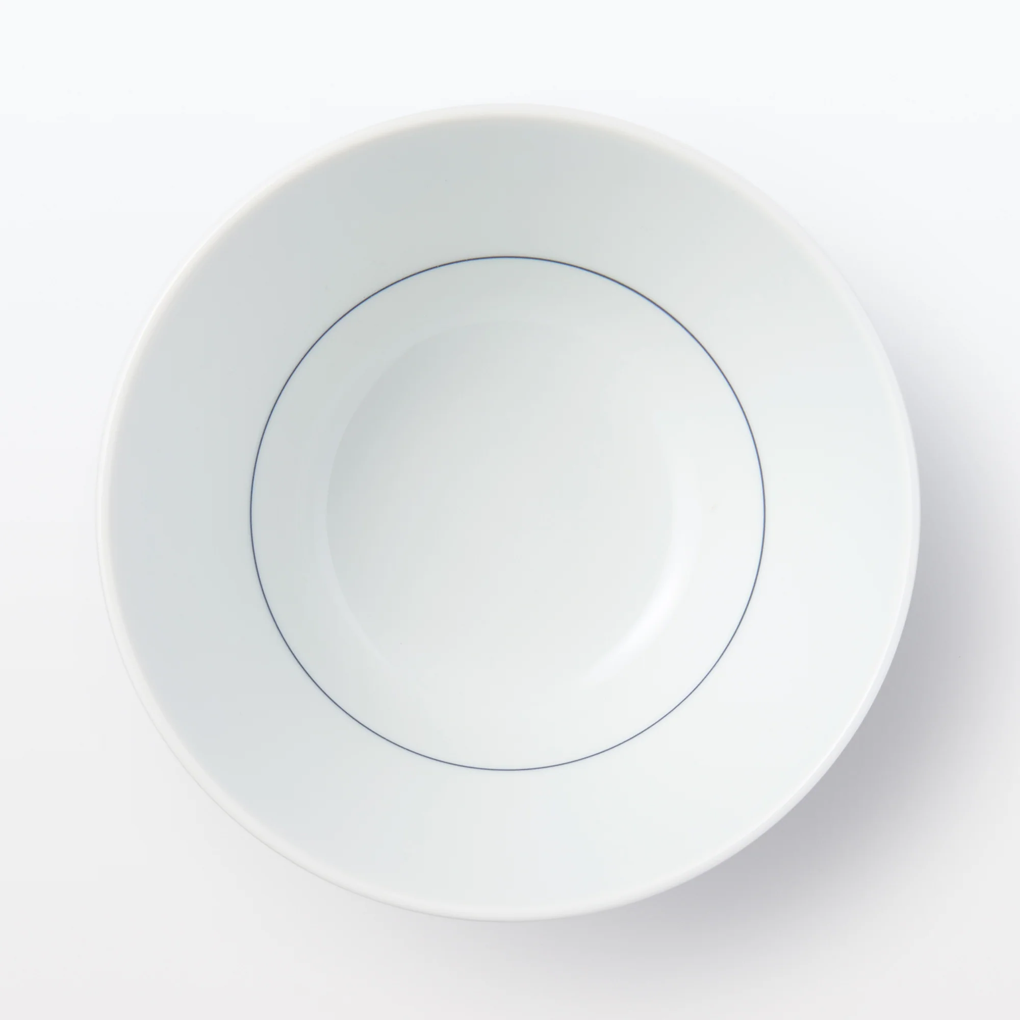 Hasami Ware Rice Bowl - Wave Pattern - Image 3
