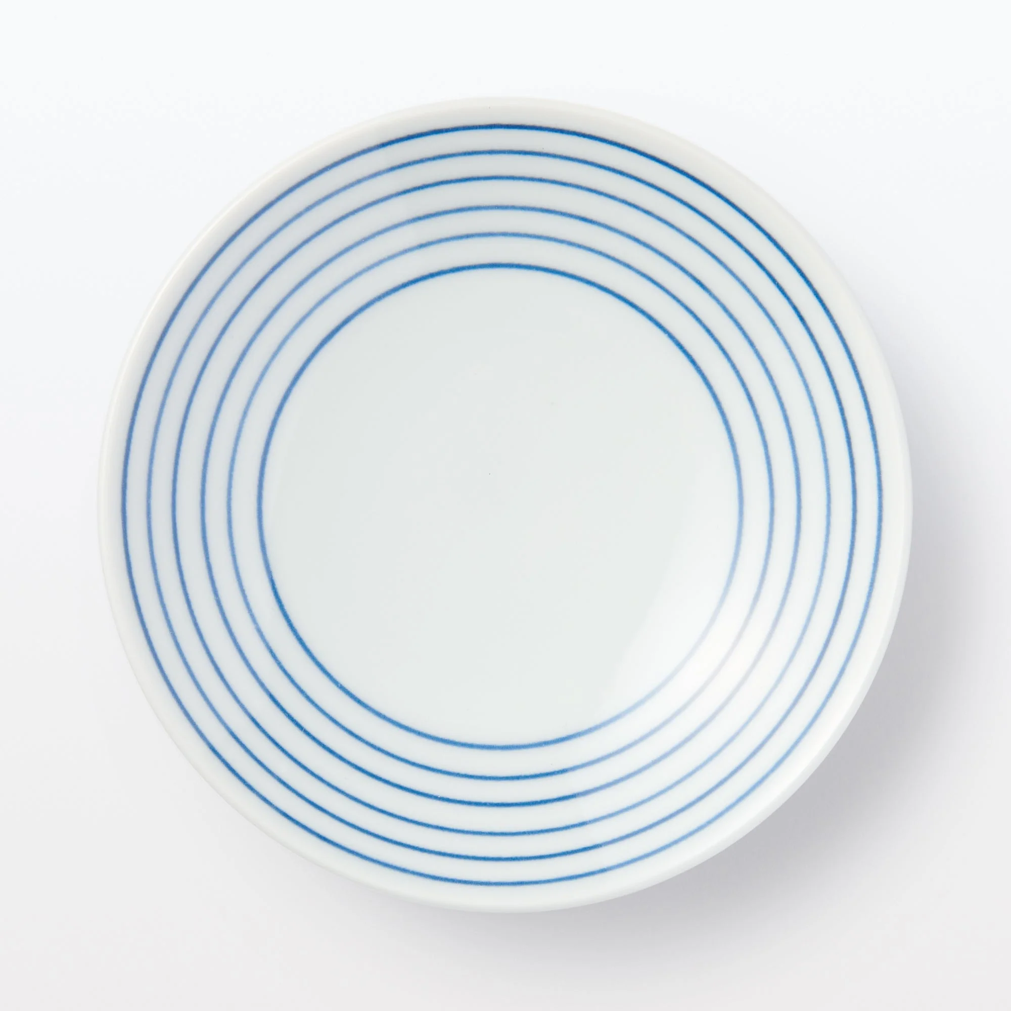 Hasami Ware Small Plate - Horizontal Stripes Pattern - Image 3