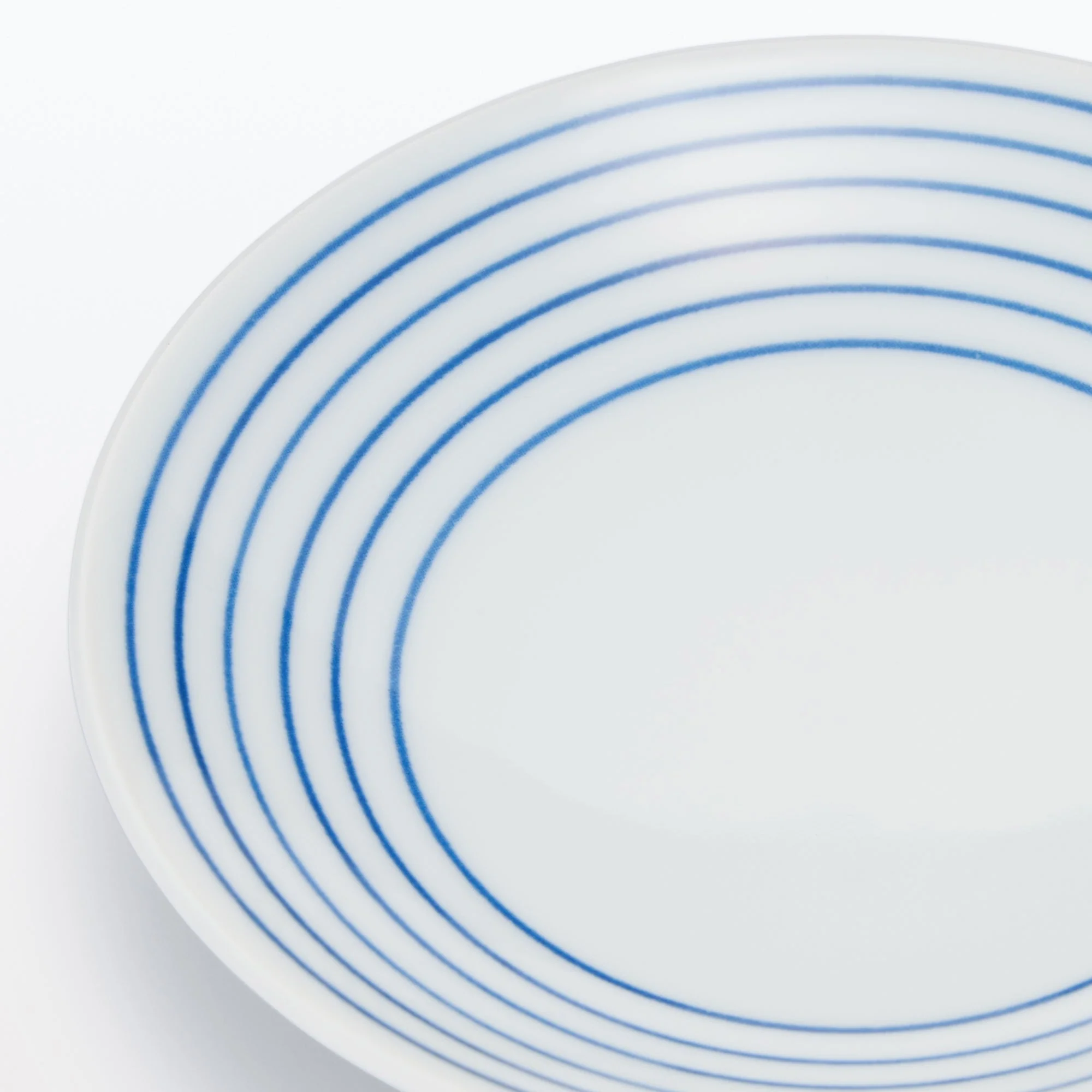 Hasami Ware Small Plate - Horizontal Stripes Pattern - Image 5