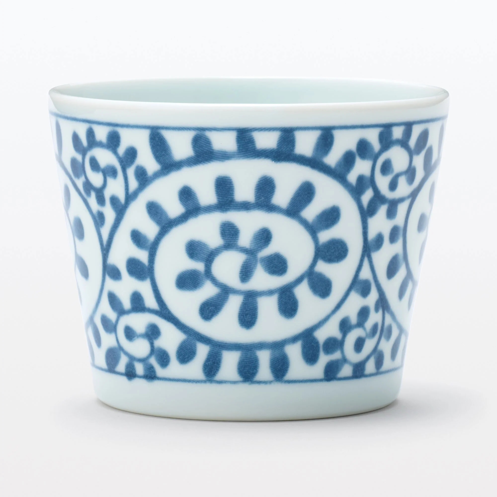 Hasami Ware Soup Cup - Arabesque Pattern - Image 3