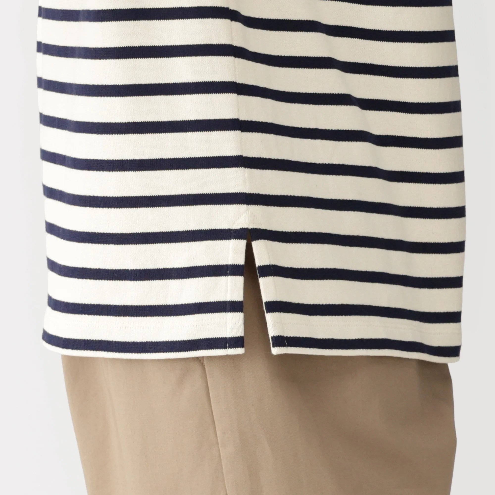 Heavyweight Cotton Boat Neck T-Shirt - Image 35