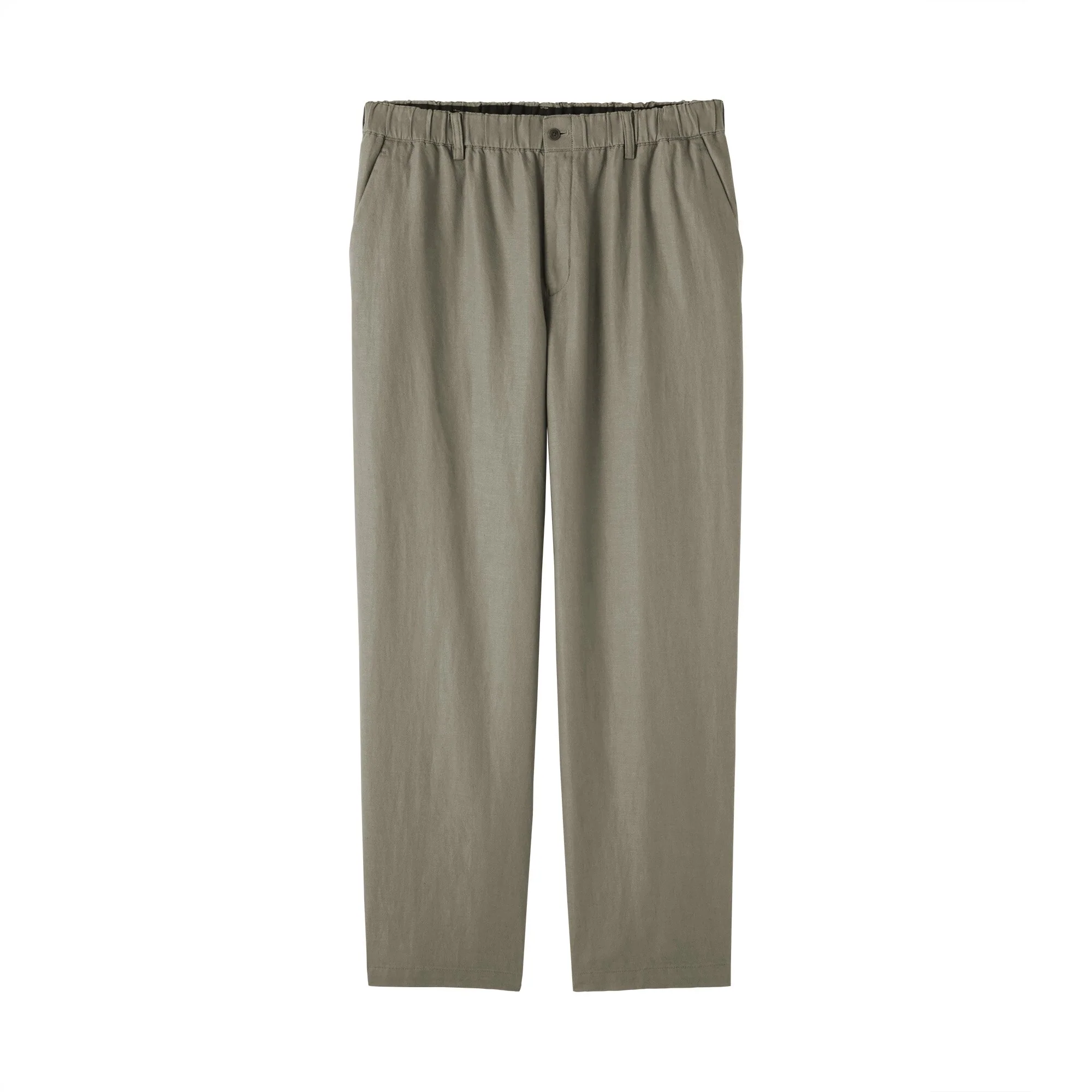 Hemp Cotton Twill Straight Pants - Image 11
